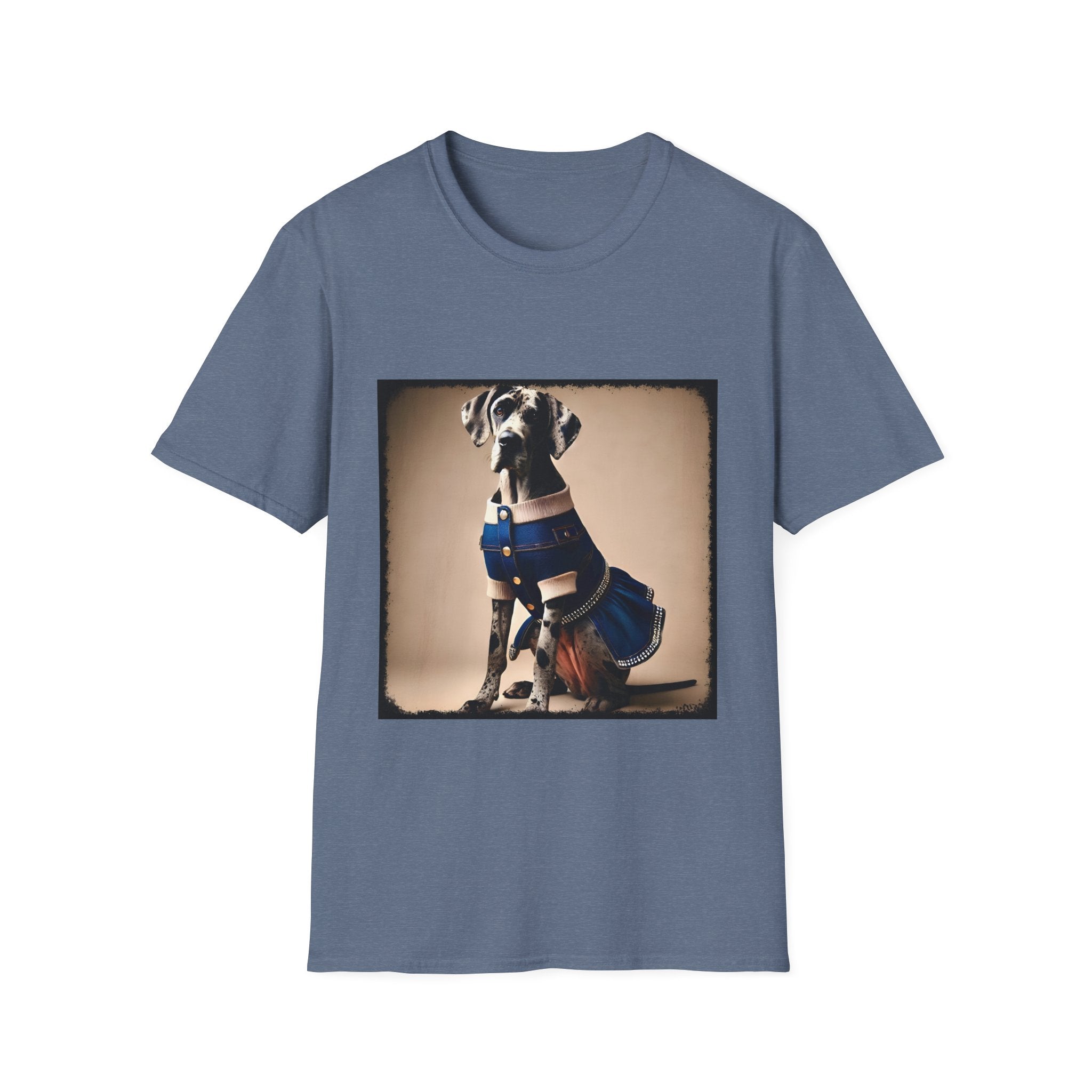 Great Dane Denim Darling | Unisex Dog T-Shirt