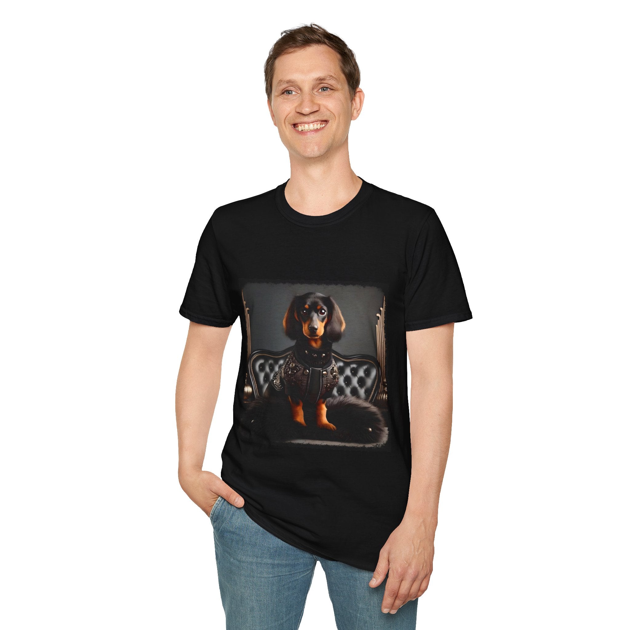 Dachshund Edgy Chic | Unisex Dog T-Shirt