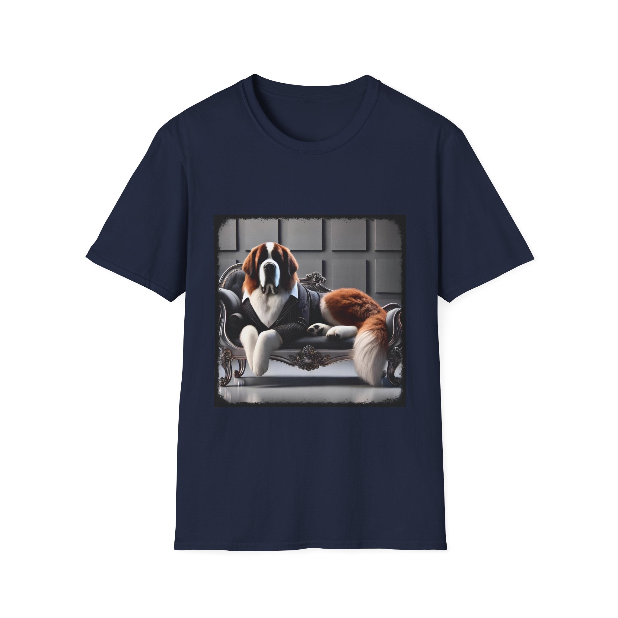 Saint Bernard Tux Luxe | Unisex Dog T-Shirt