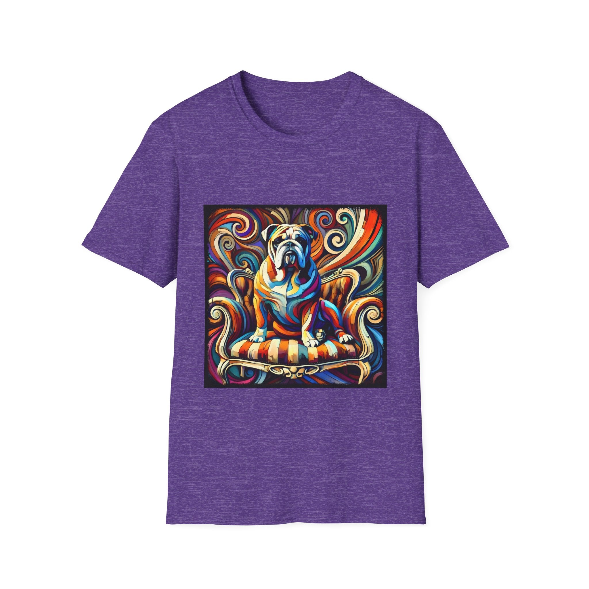 Bulldog Bold Swirl | Unisex Dog T-Shirt