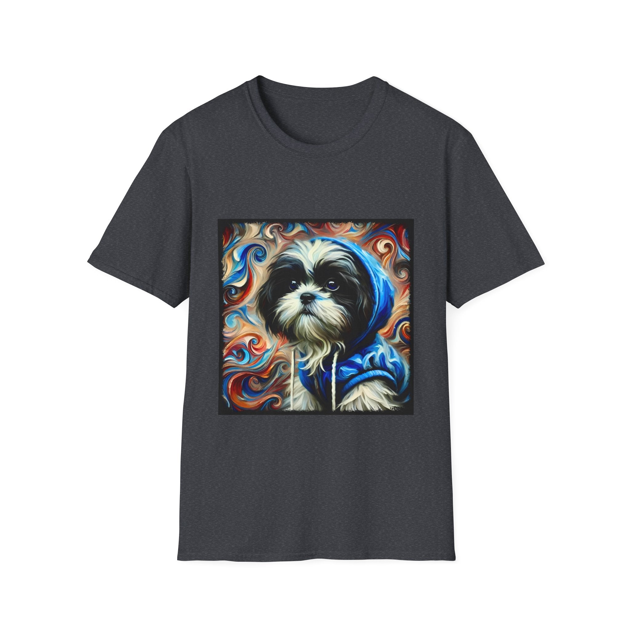 Shih Tzu Street Swirl | Unisex Dog T-Shirt