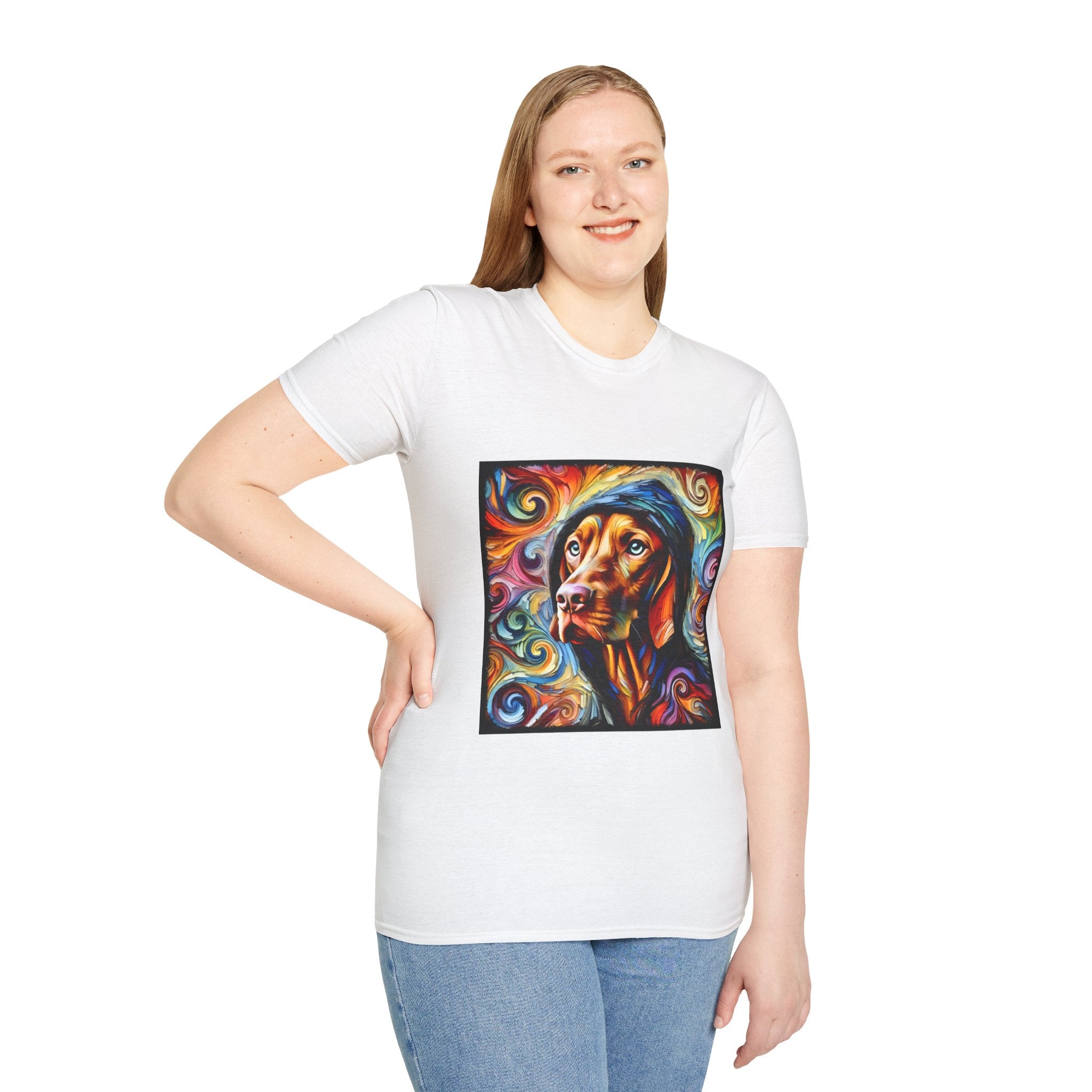 Vizsla Relaxed Swirl | Unisex Dog T-Shirt