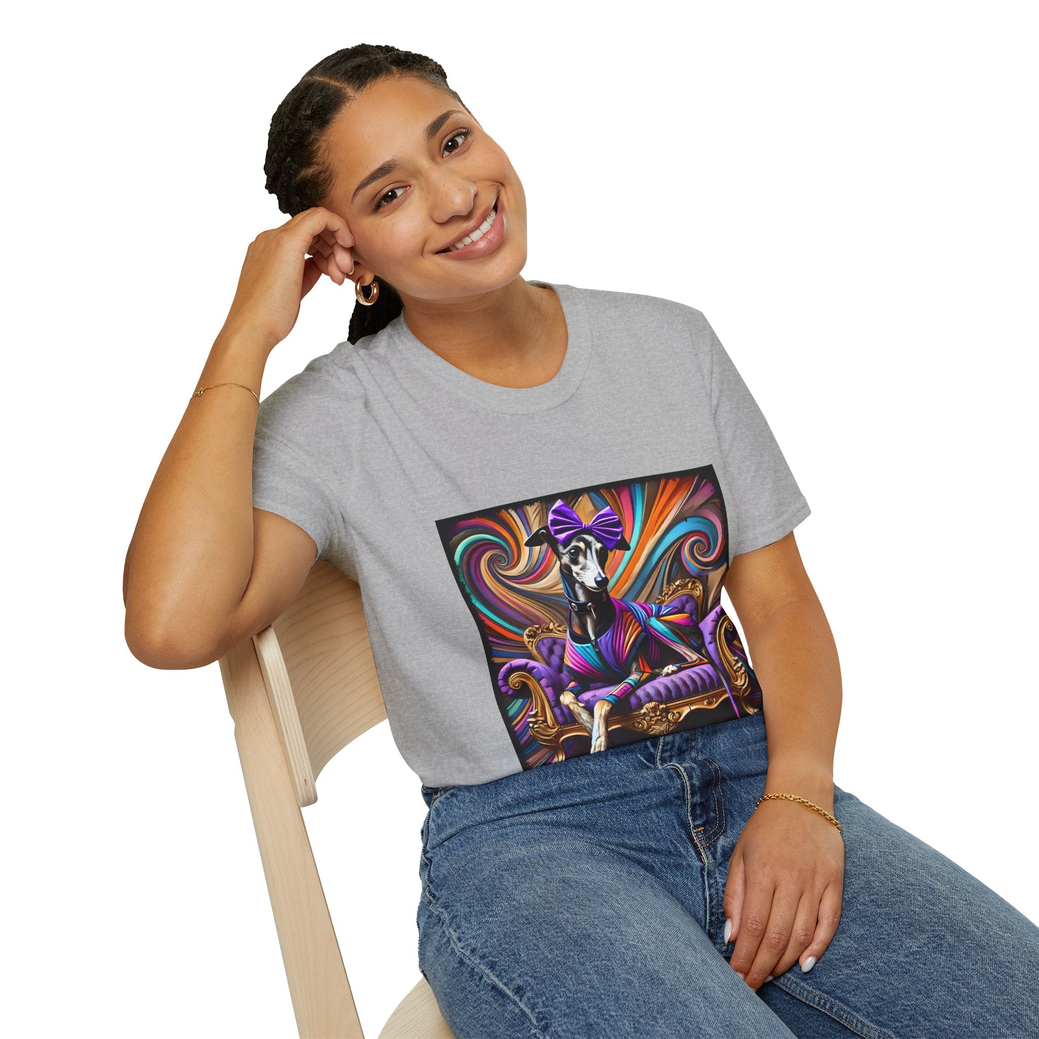 Greyhound Vivid Rocker | Unisex Dog T-Shirt