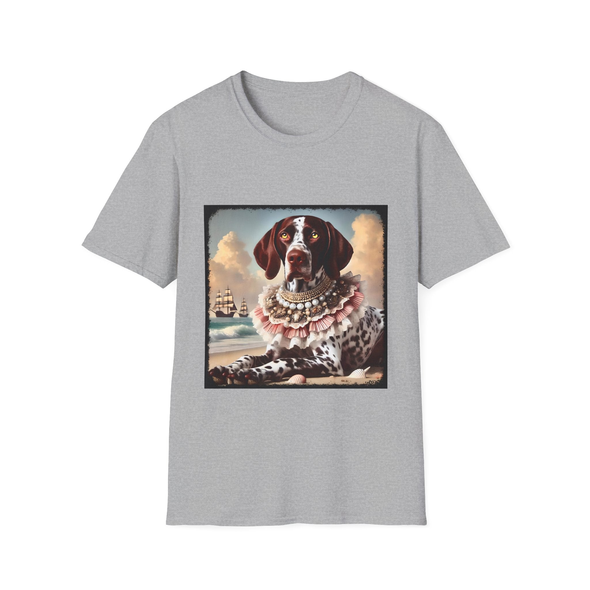 German Shorthaired Pointer Beach Beauty | Unisex Dog T-Shirt