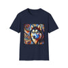 Siberian Husky Relaxed Swirl | Unisex Dog T-Shirt