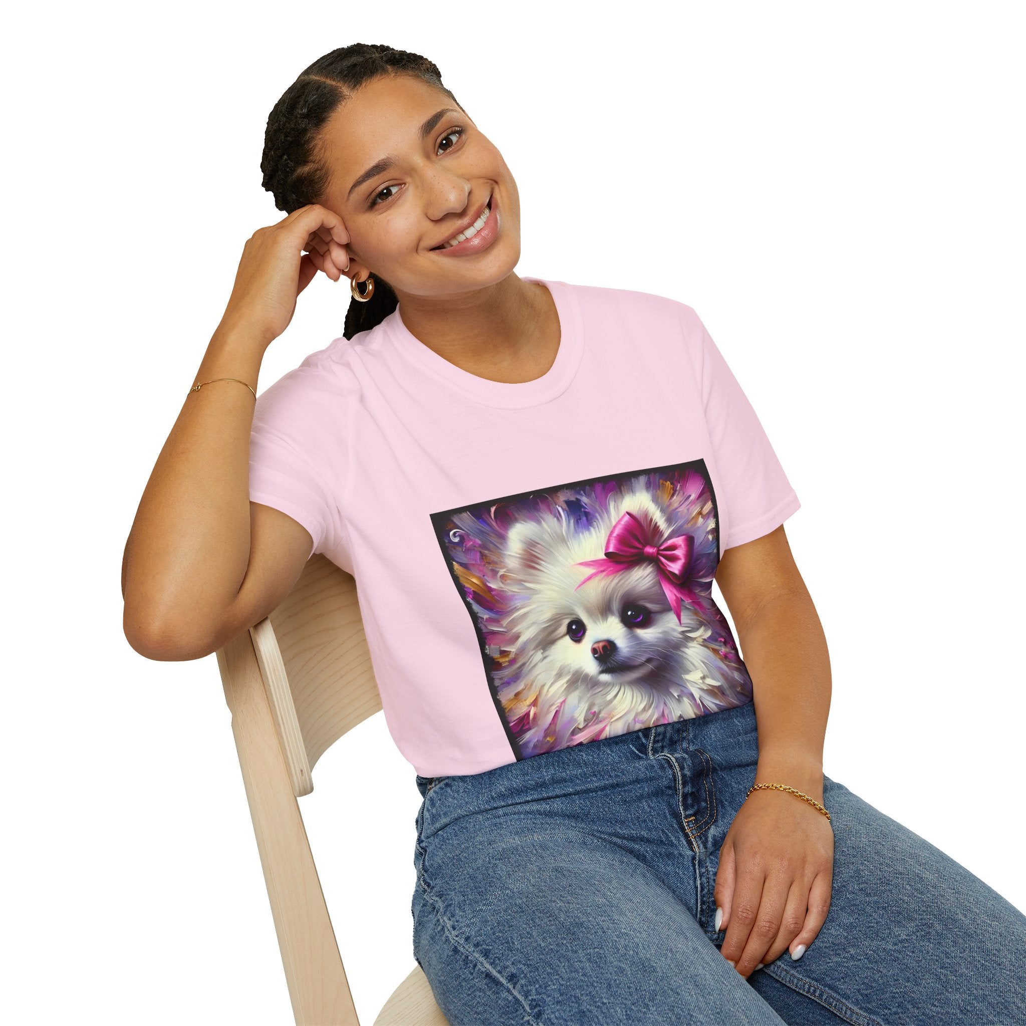 Pomeranian Beautiful Classic  | Unisex Dog T-Shirt