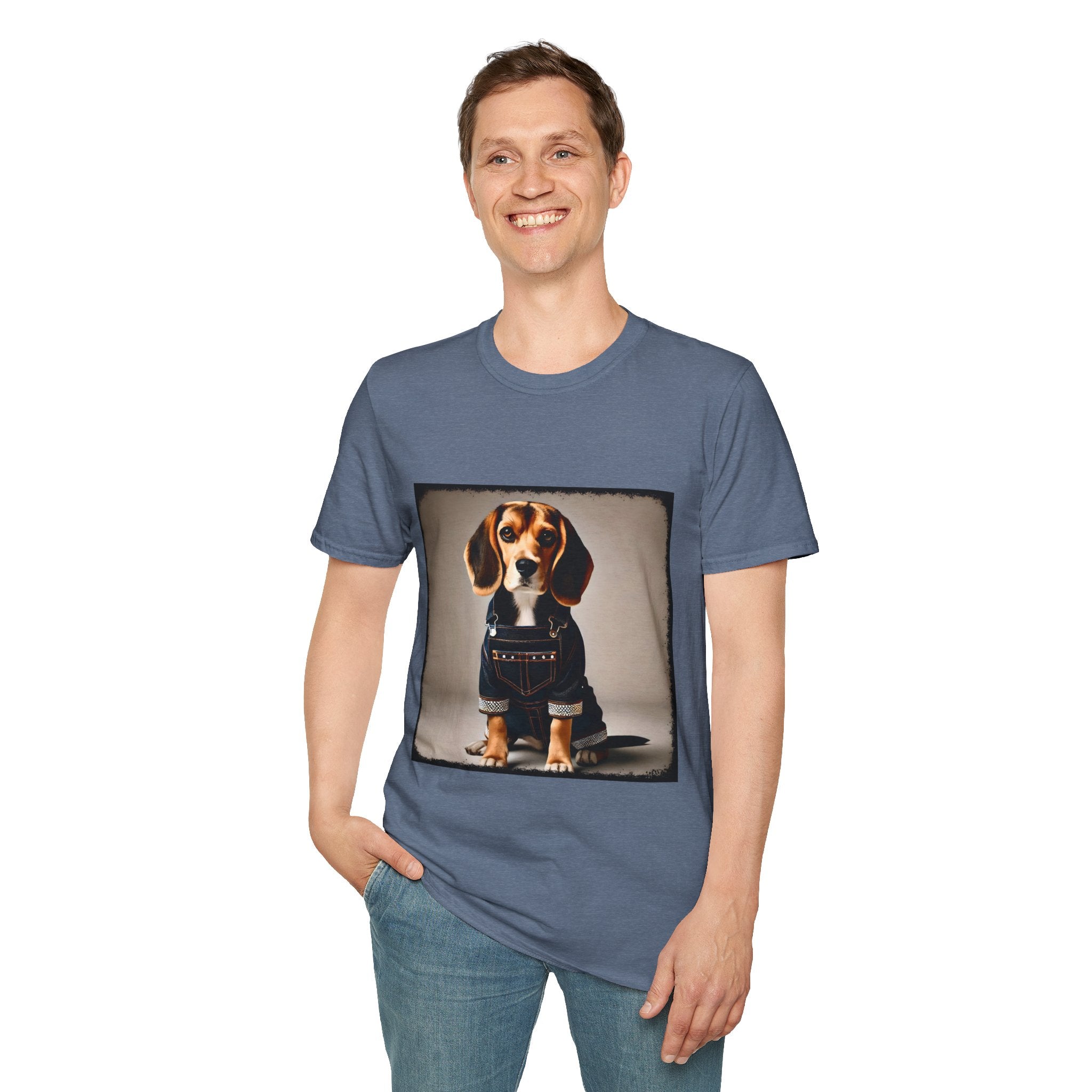 Beagle Denim Dream | Unisex Dog T-Shirt