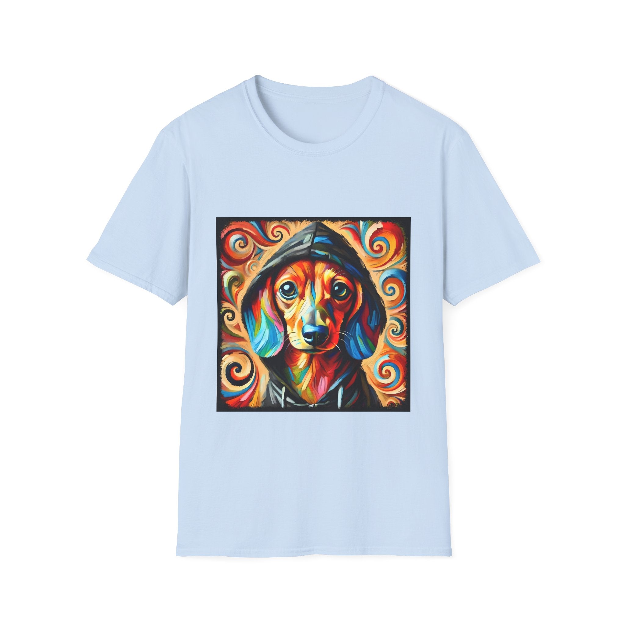 Dachshund Urban Swirl | Unisex Softstyle T-Shirt