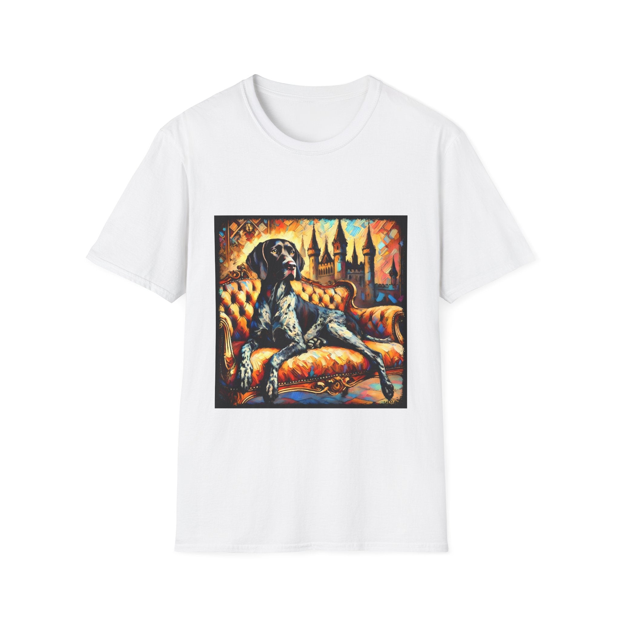 German Shorthaired Pointer Poised Bold Classic | Unisex Dog T-Shirt