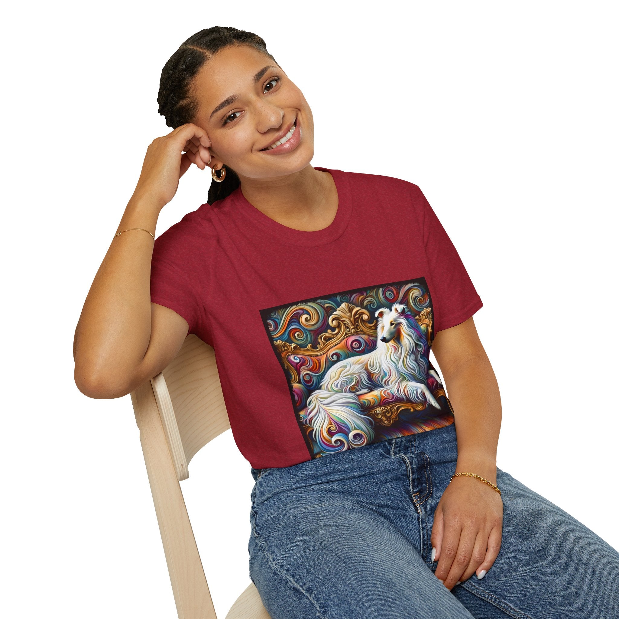 Collie Divine Swirl | Unisex Dog T-Shirt