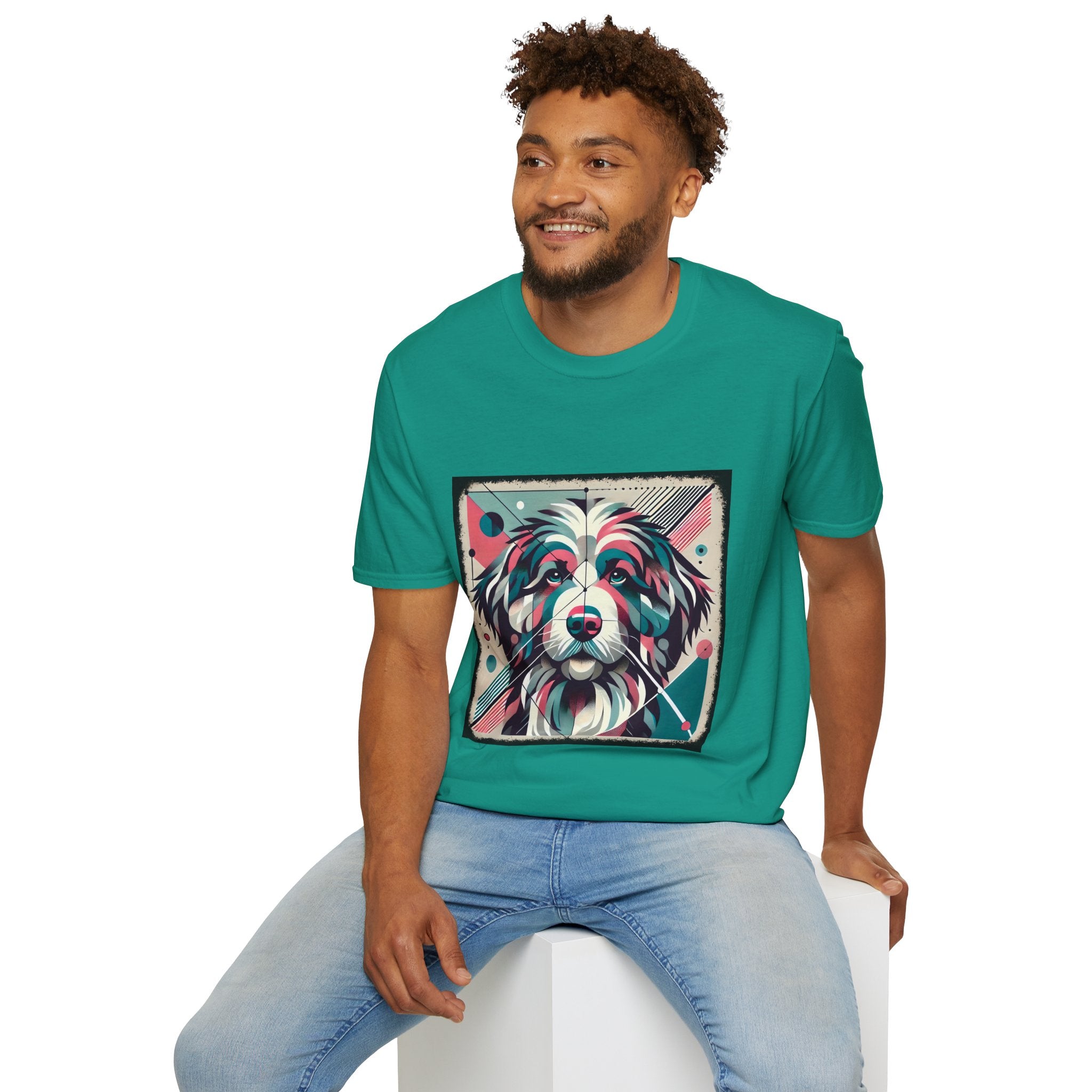 Goldendoodle Bold Geometric | Unisex Dog T-Shirt