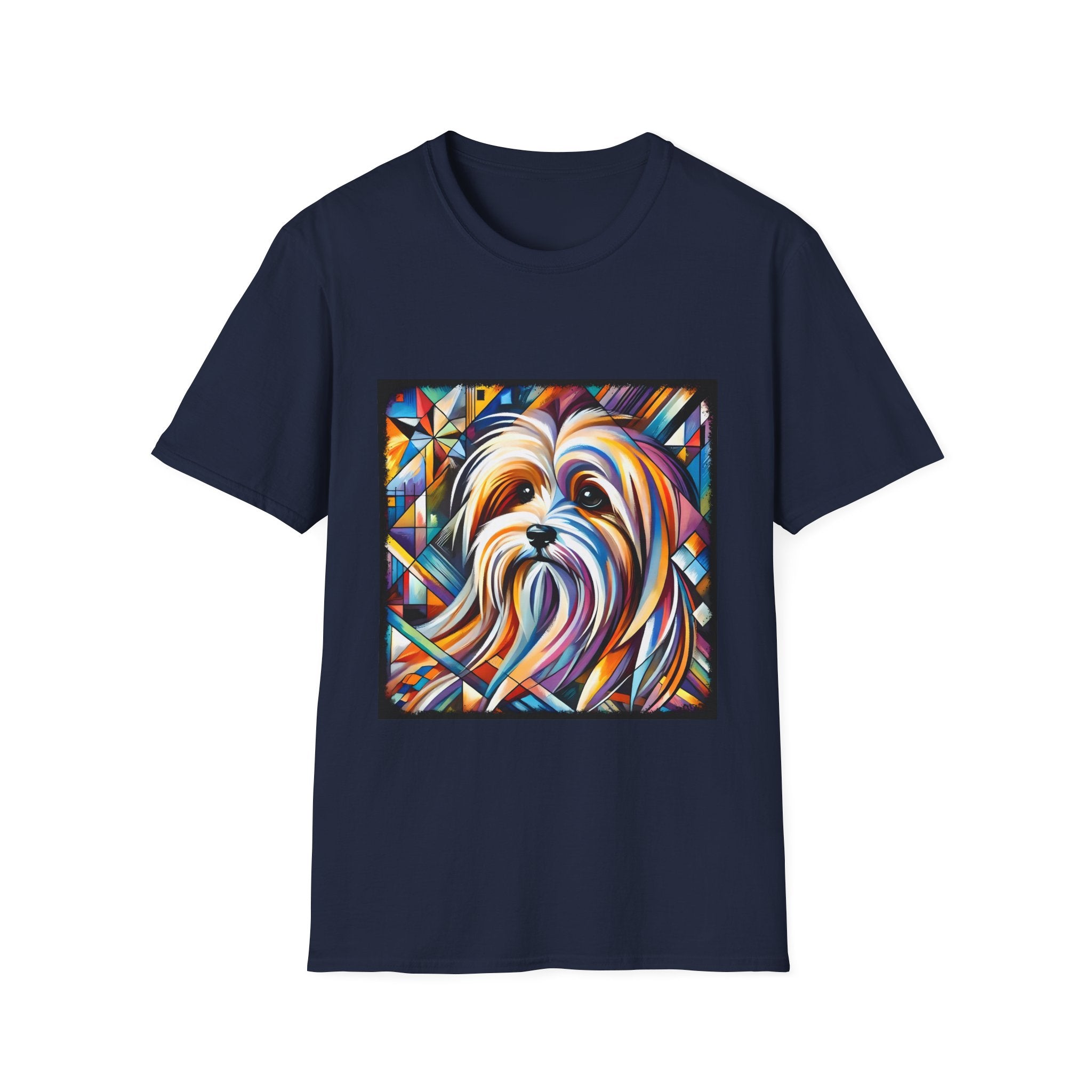 Havanese Multicolor Geometric |  Unisex Dog T-Shirt