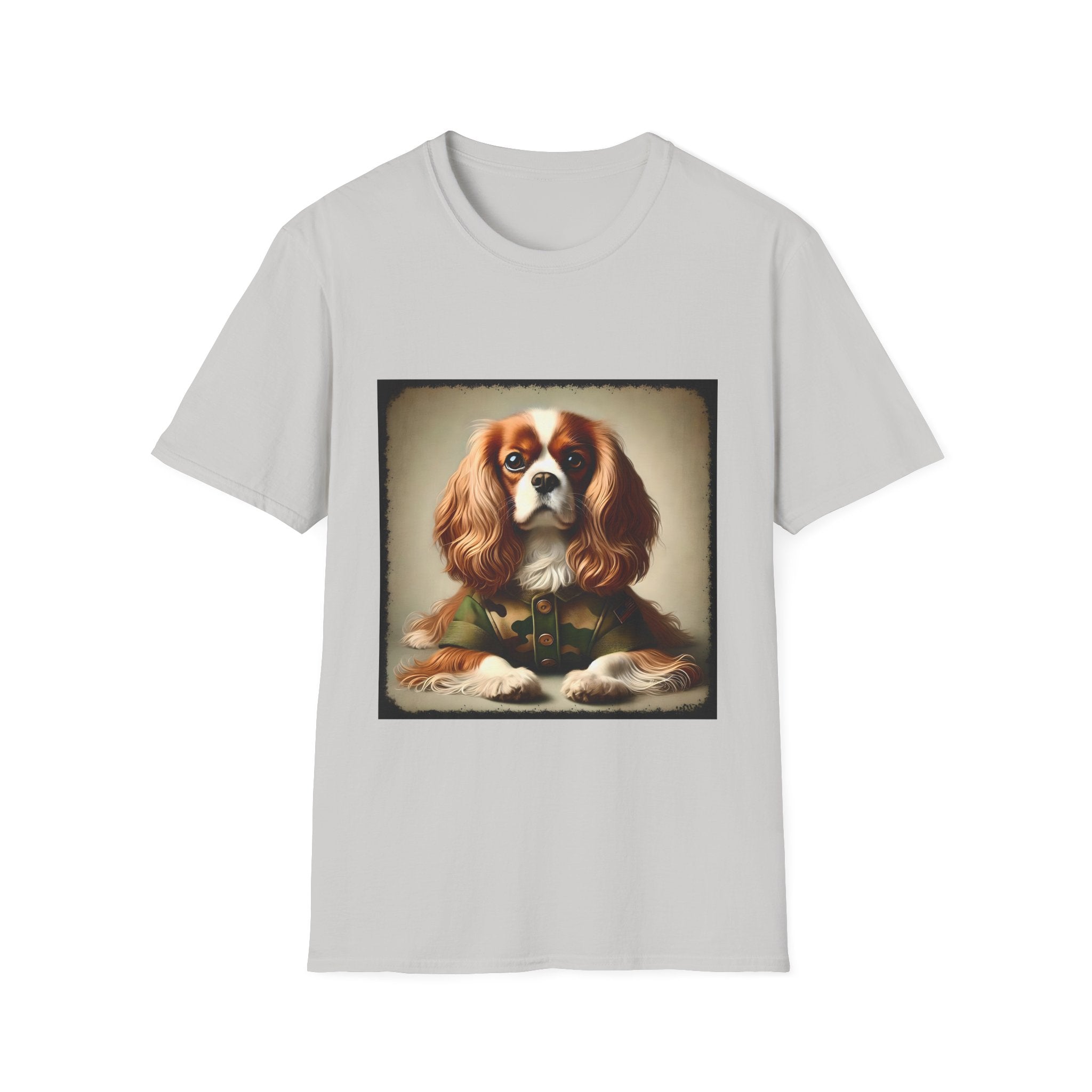 Cavalier King Charles Spaniel Camo Comrade | Unisex Dog T-Shirt