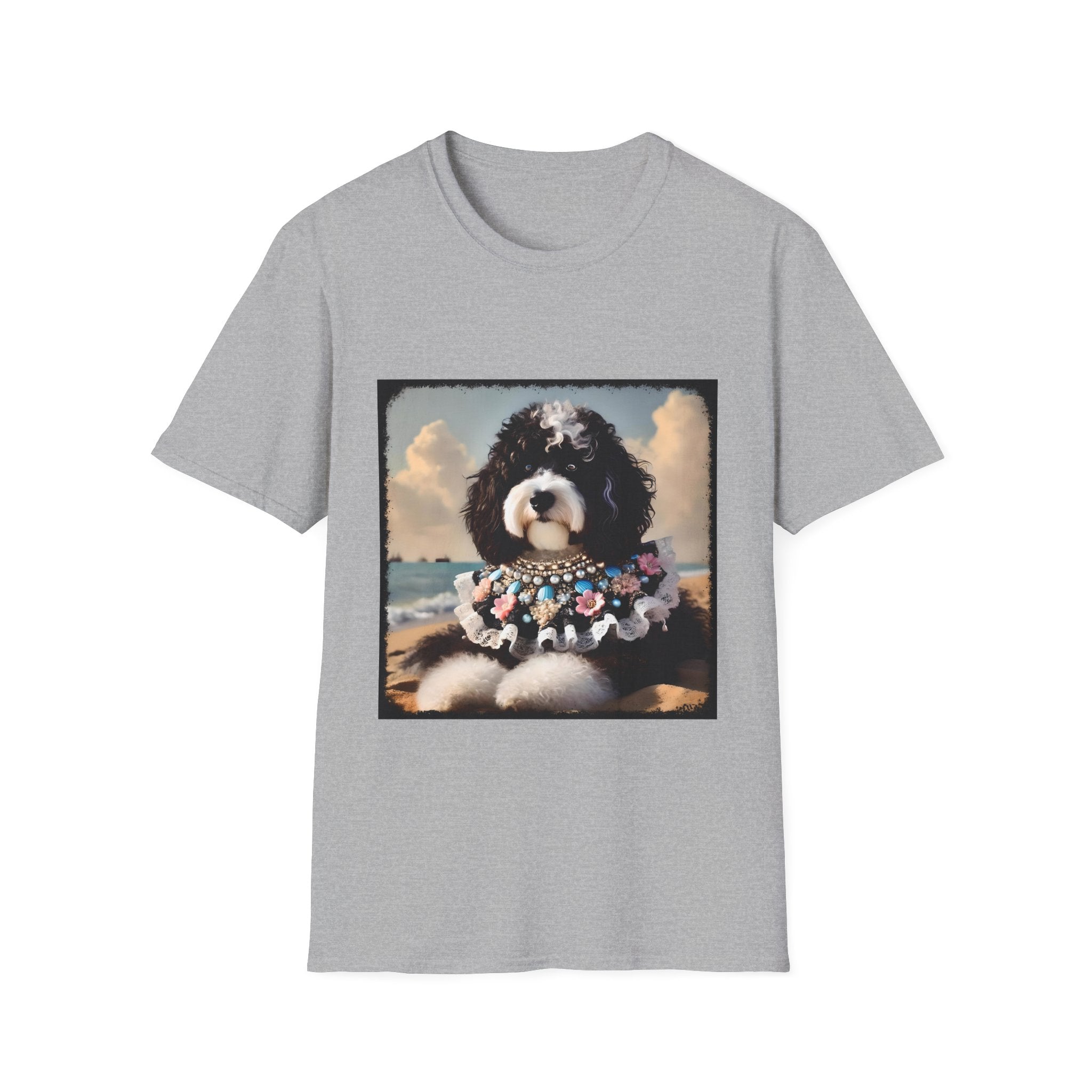 Aussiedoodle Seashell Siren | Unisex Dog T-Shirt