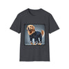 Golden Retriever Denim Diva | Unisex Dog T-Shirt