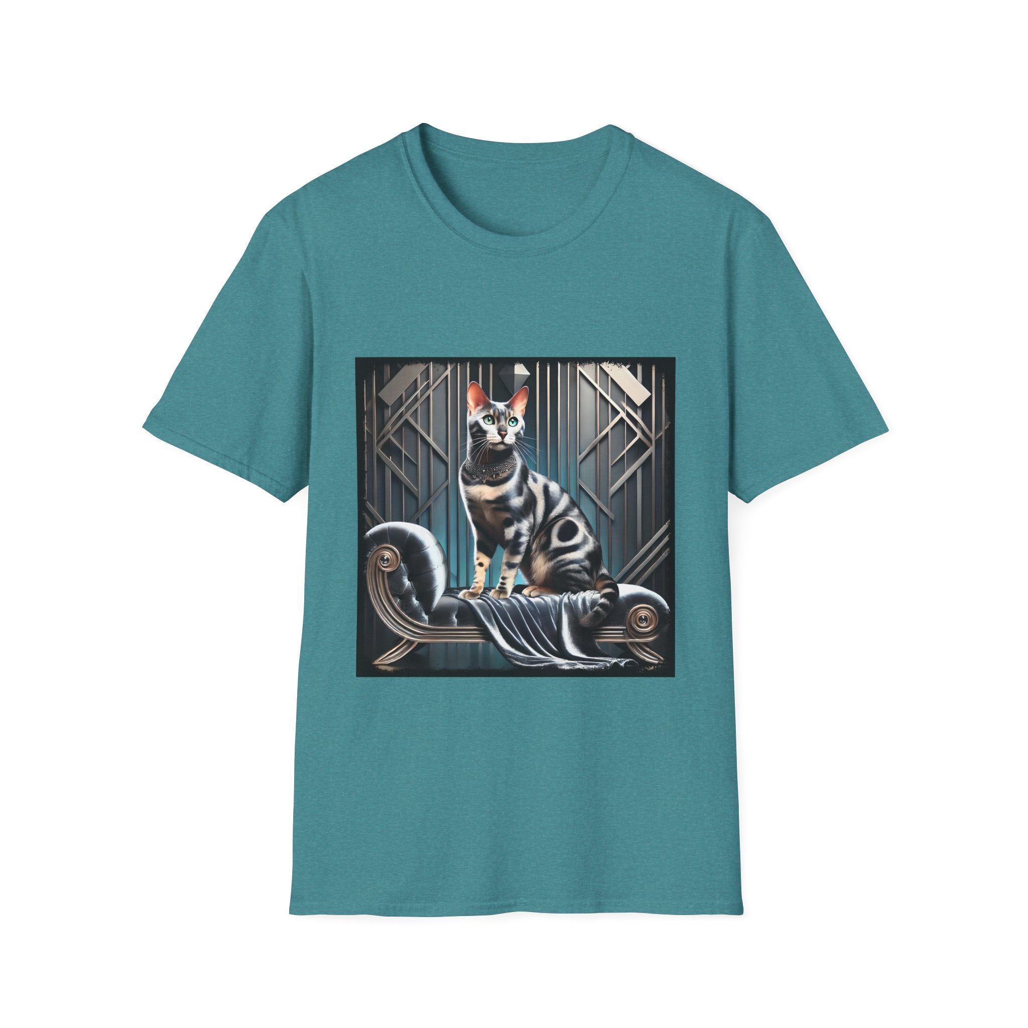 Bengal Cat Silver Icon | Unisex Cat T-Shirt