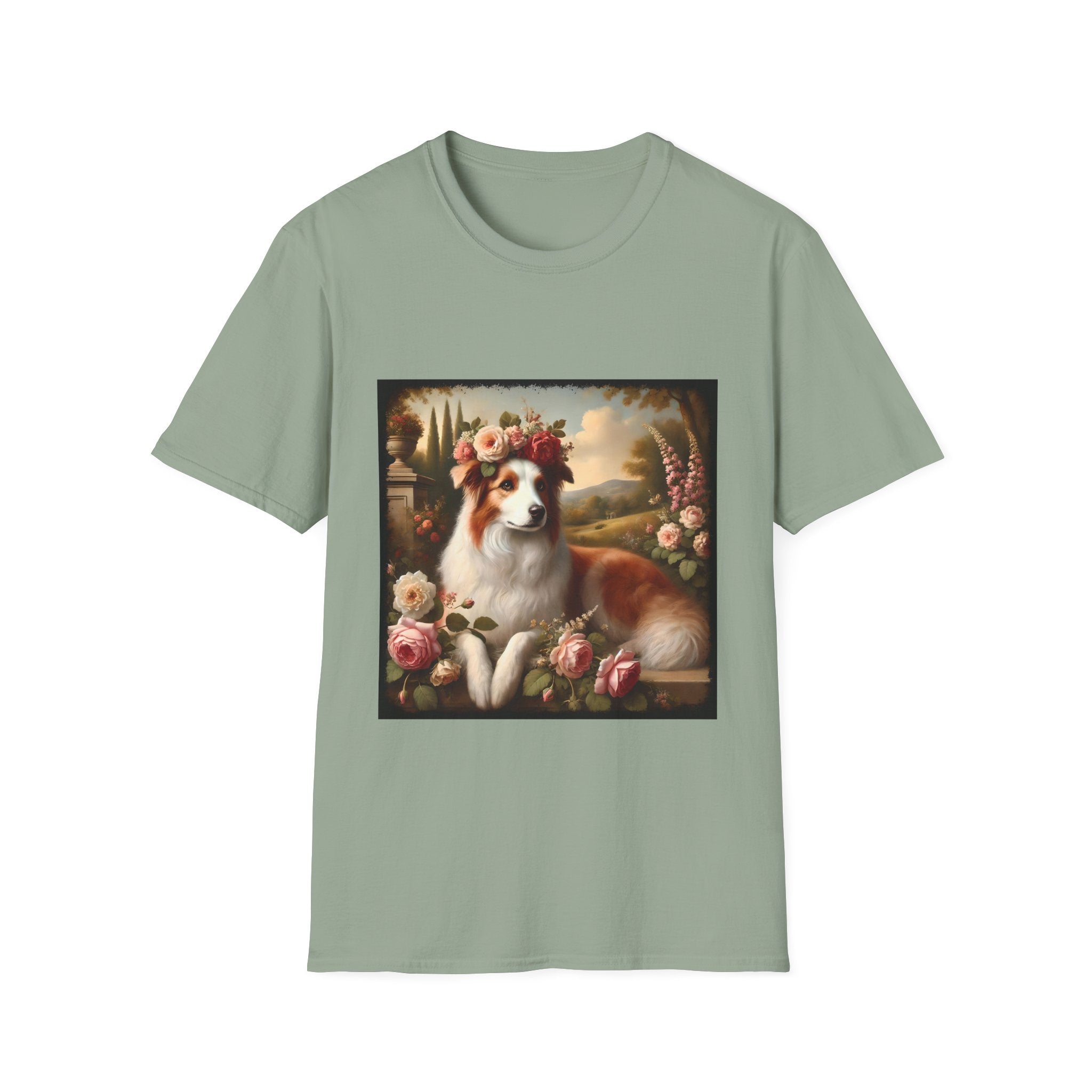 Border Collie Botanical Beauty | Unisex Dog T-Shirt