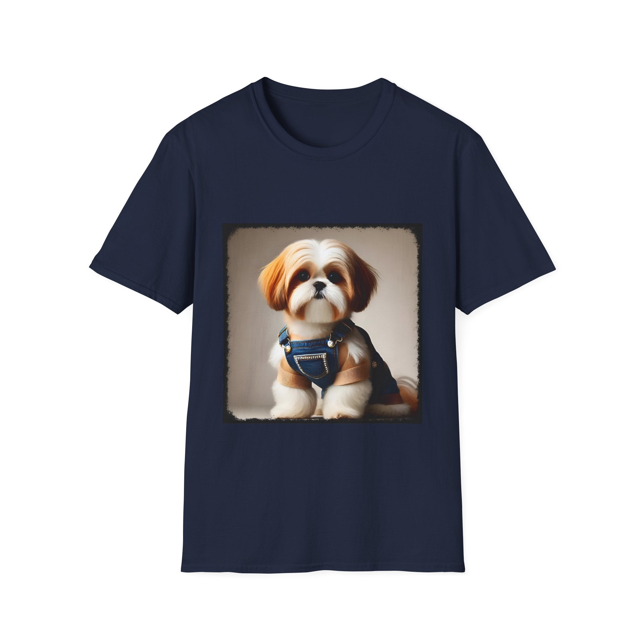 Shih Tzu Denim Mood | Unisex Dog T-Shirt