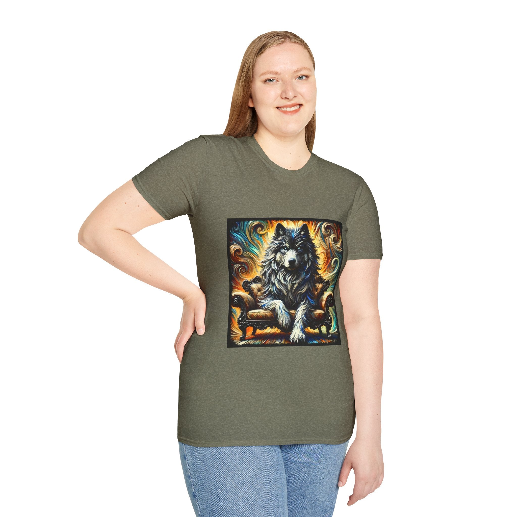 Dire Wolf Sun Swirl | Unisex Dog T-Shirt