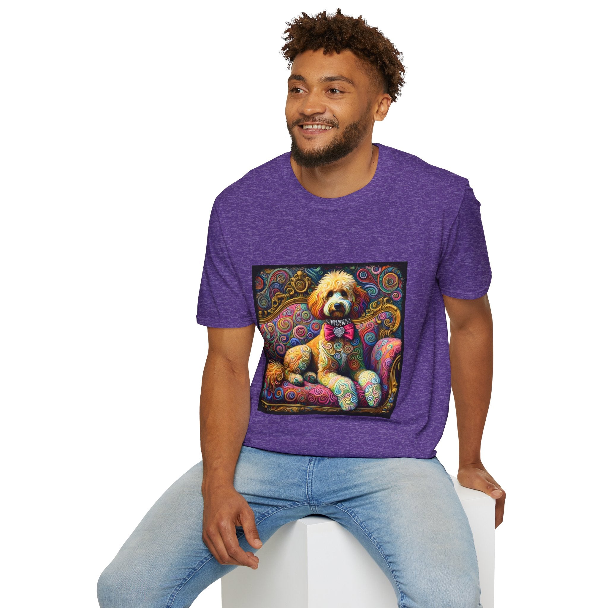 Goldendoodle Love Swirl | Unisex Dog T-Shirt
