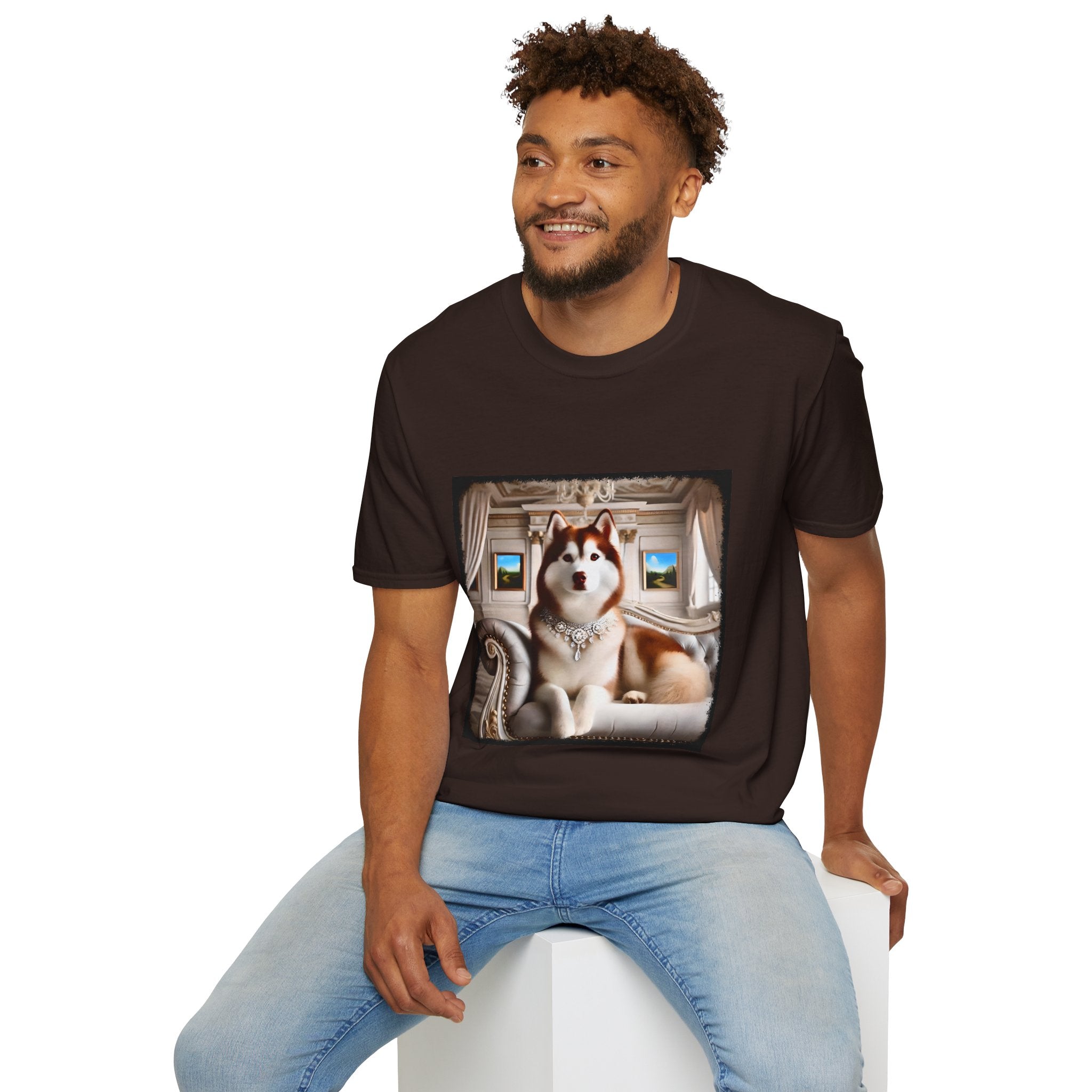 Siberian Husky Red Princess | Unisex Dog T-Shirt