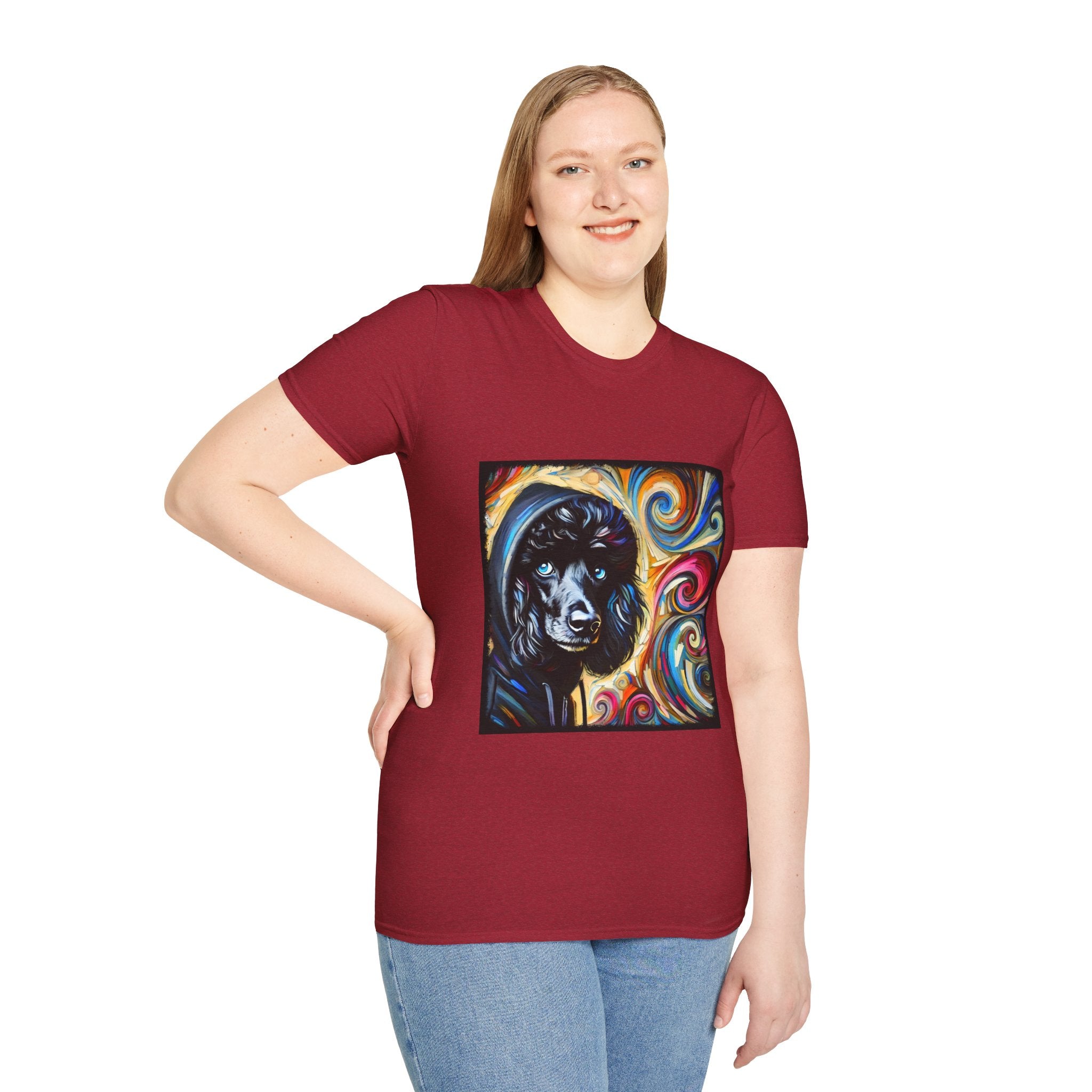Poodle Hoodie Swirl II | Unisex Dog T-Shirt