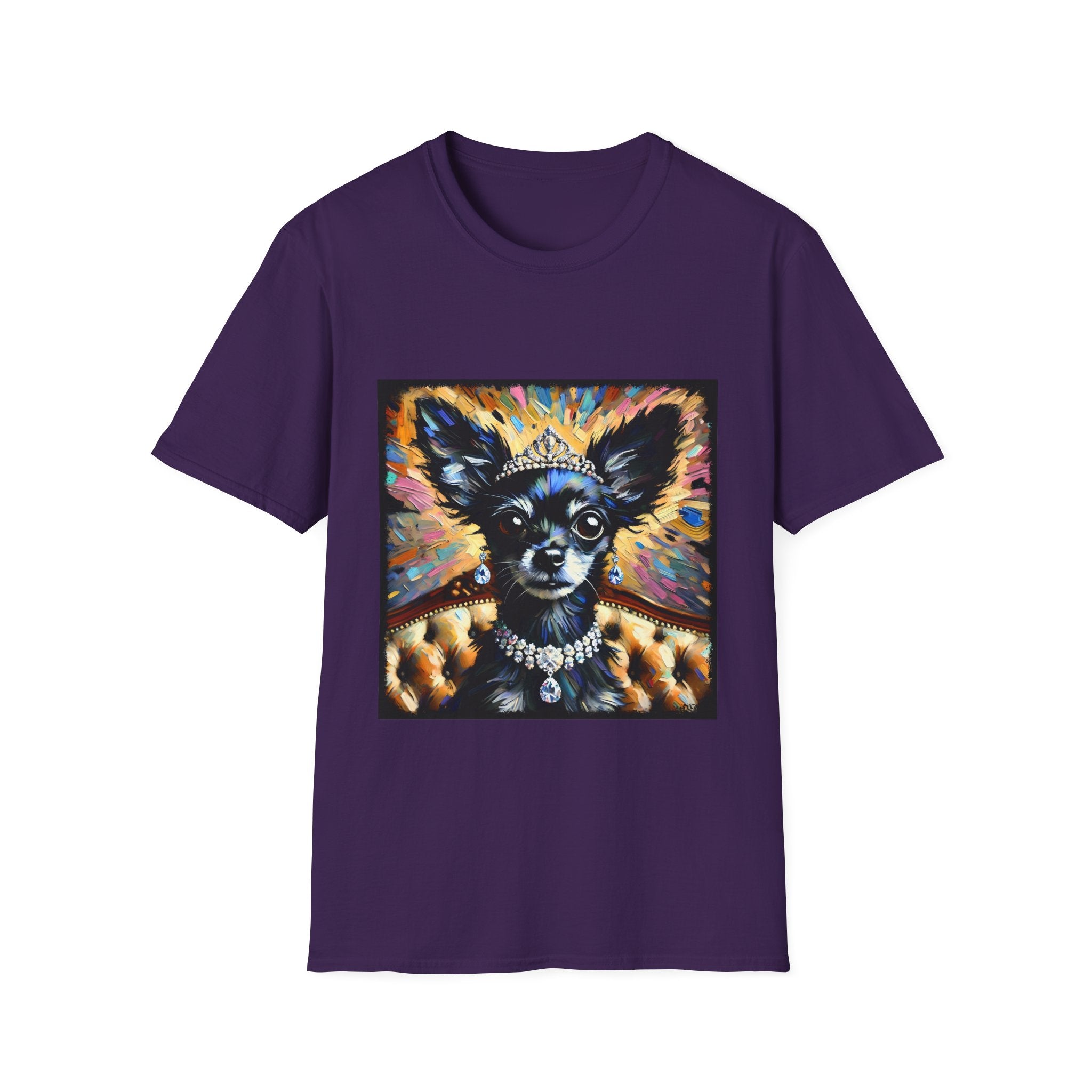 Chihuahua Diamond Earring Classic | Unisex Dog T-Shirt