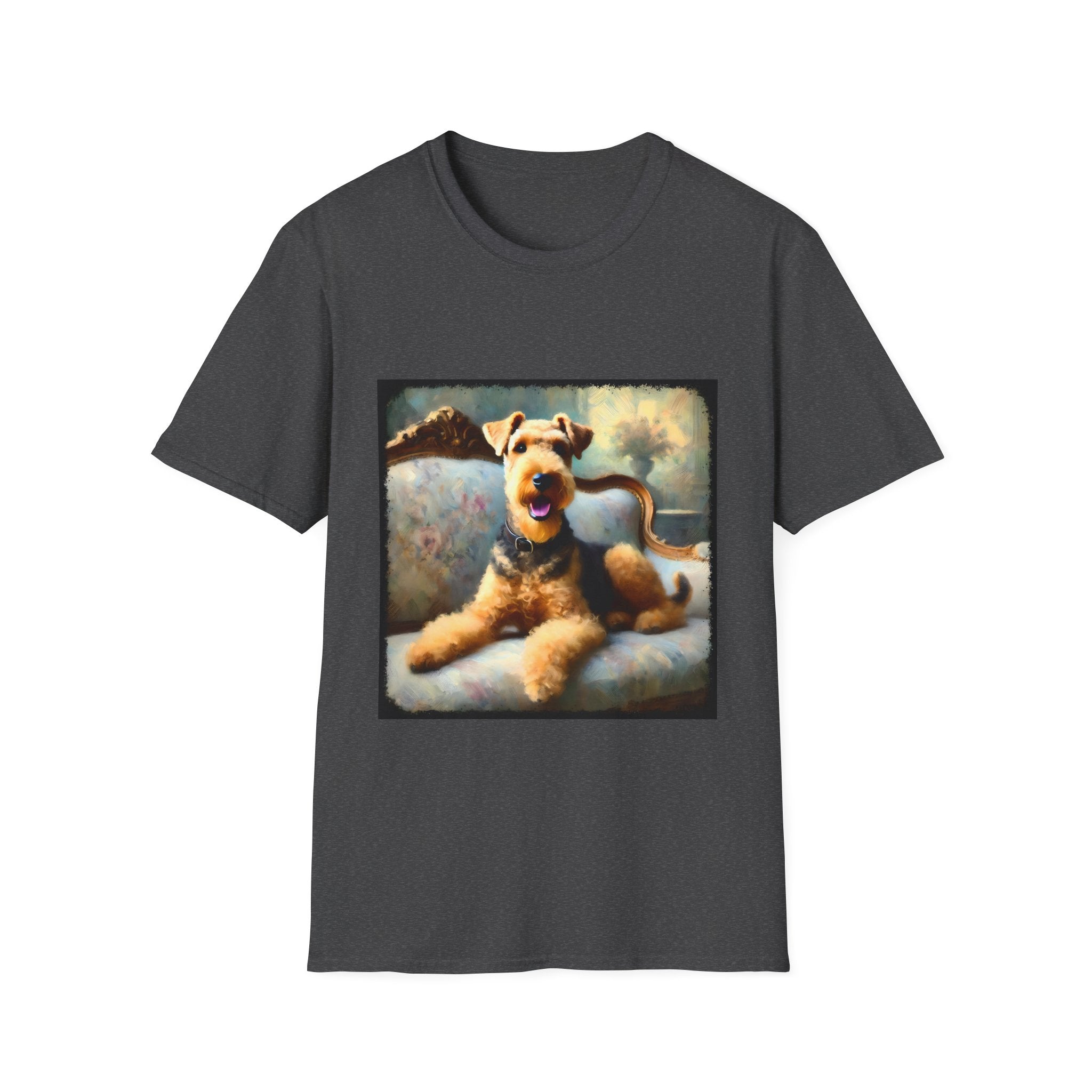 Airedale Terrier Classic Portrait | Unisex Dog T-Shirt