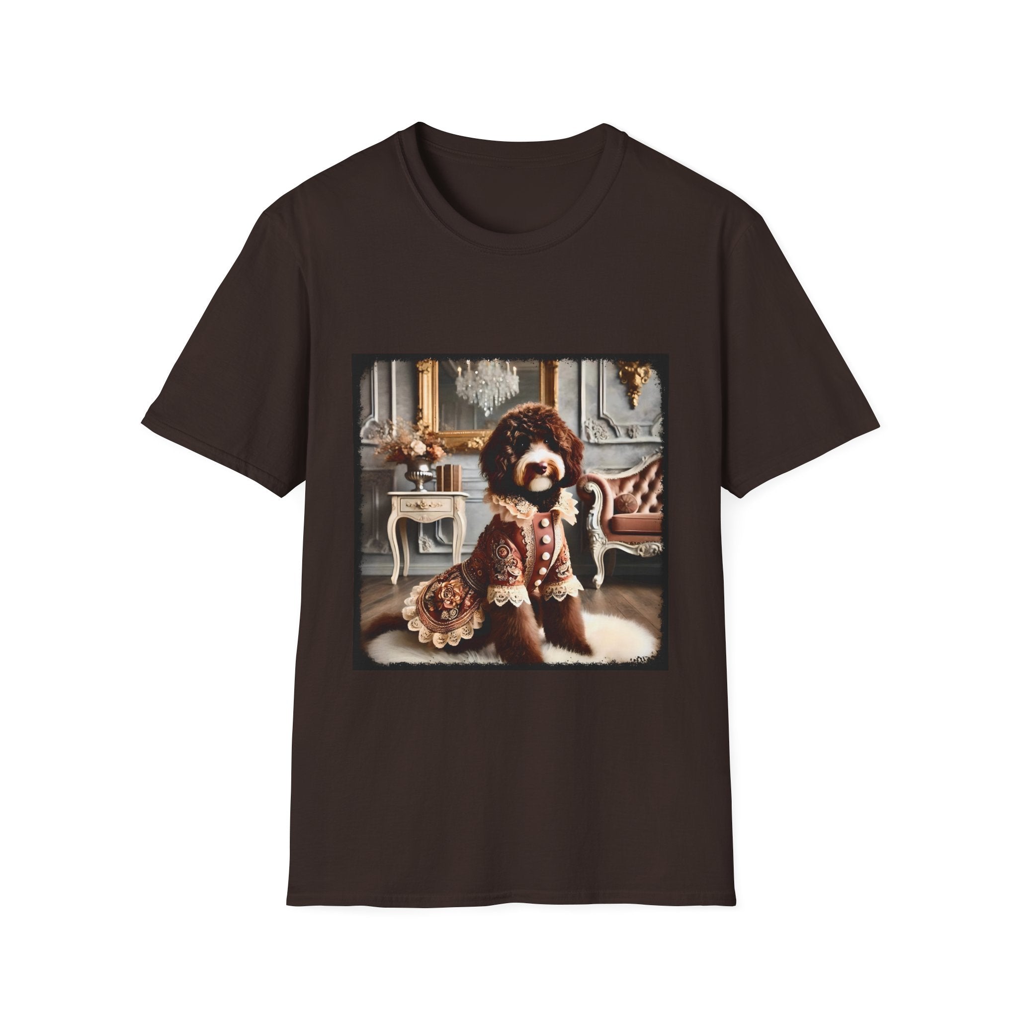Aussiedoodle Chocolate Posh | Unisex Dog T-Shirt