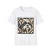 Shih Tzu Bold Geometric | Unisex Dog T-Shirt
