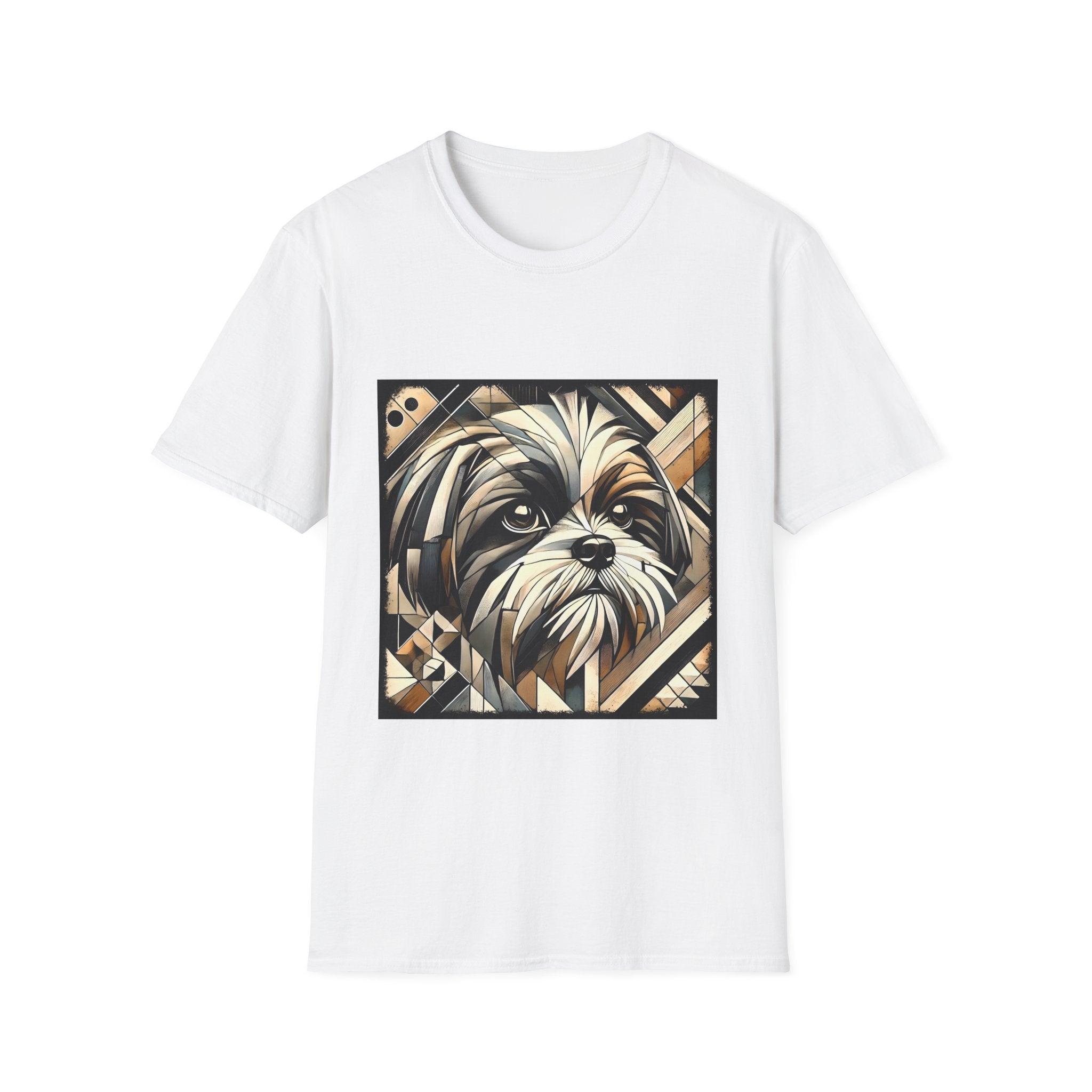 Shih Tzu Bold Geometric | Unisex Dog T-Shirt