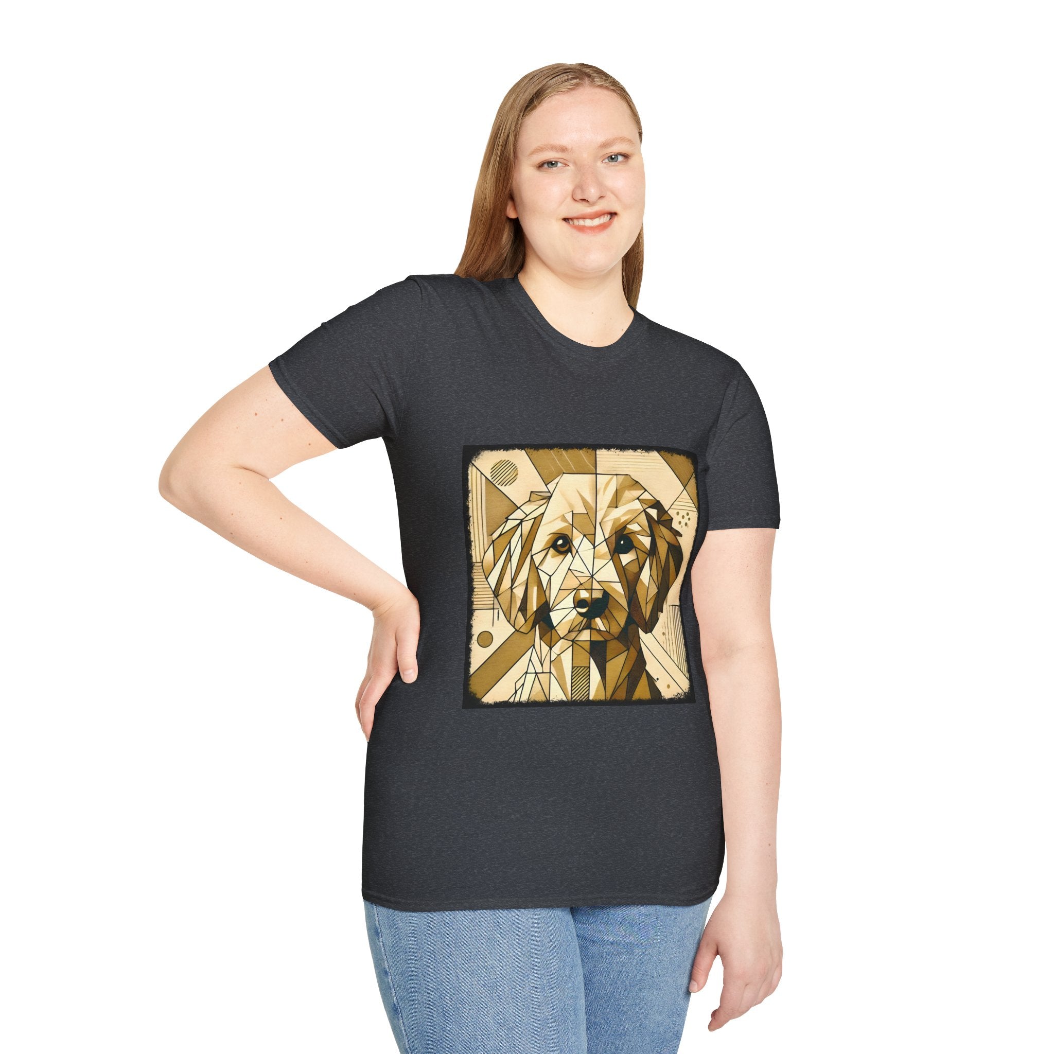 Golden Retriever Golden Geometric | Unisex Dog T-Shirt