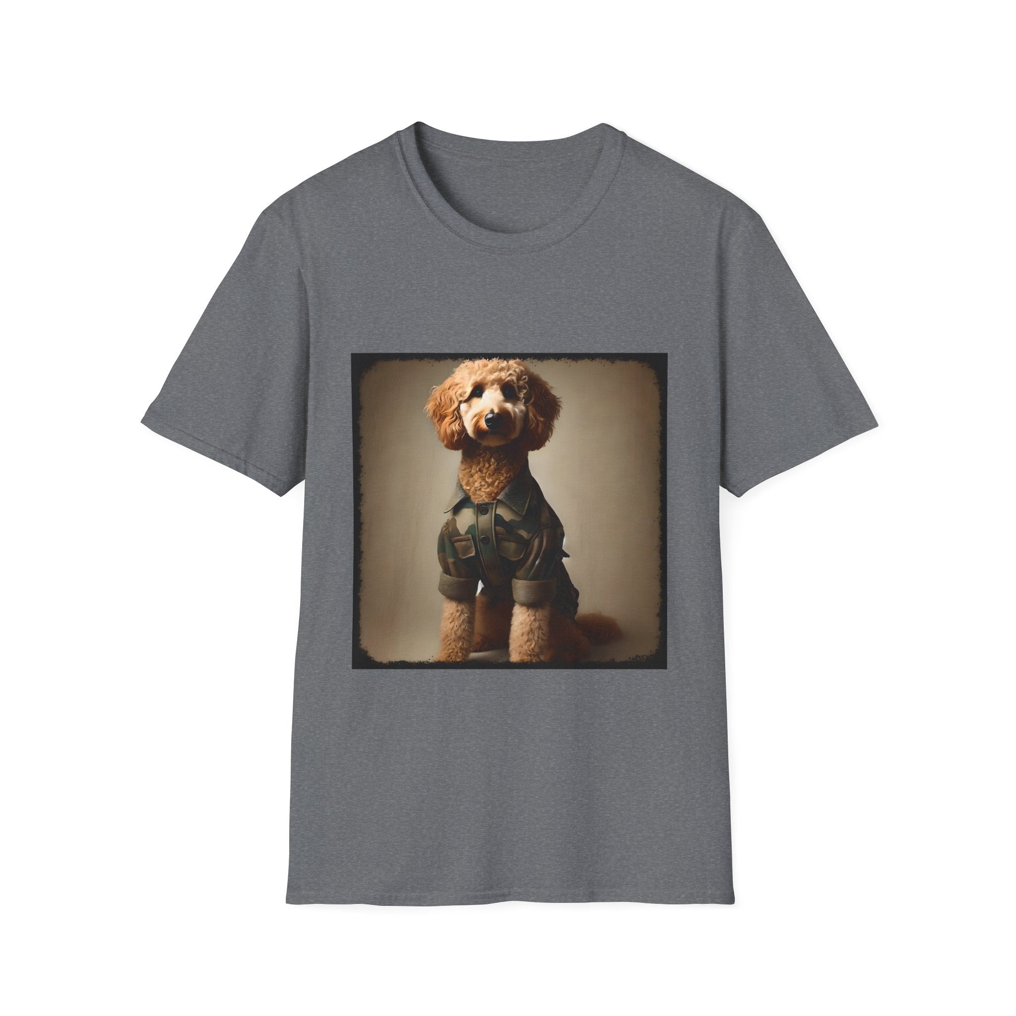 Goldendoodle Green Camo Cutie | Unisex Dog T-Shirt