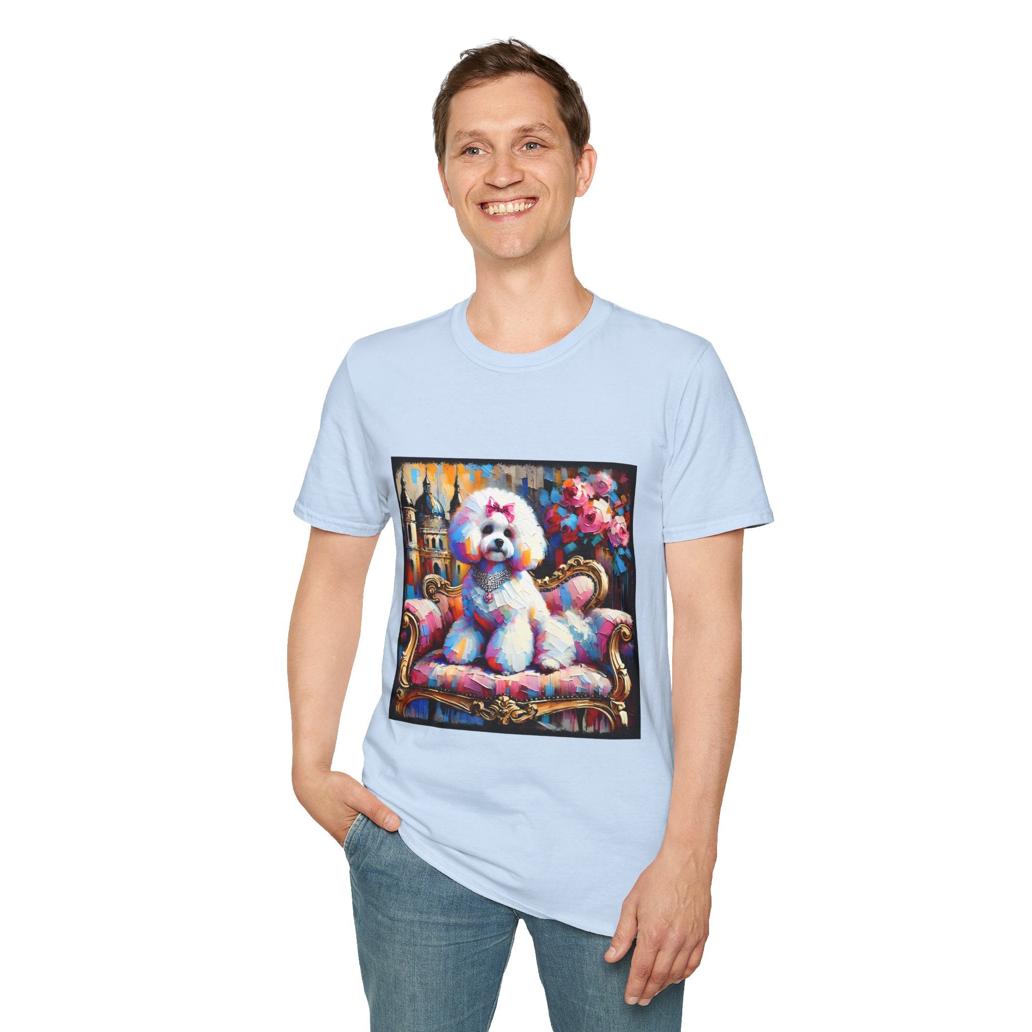 Bichon Frise diamond Princess Classic | Unisex Dog T-Shirt