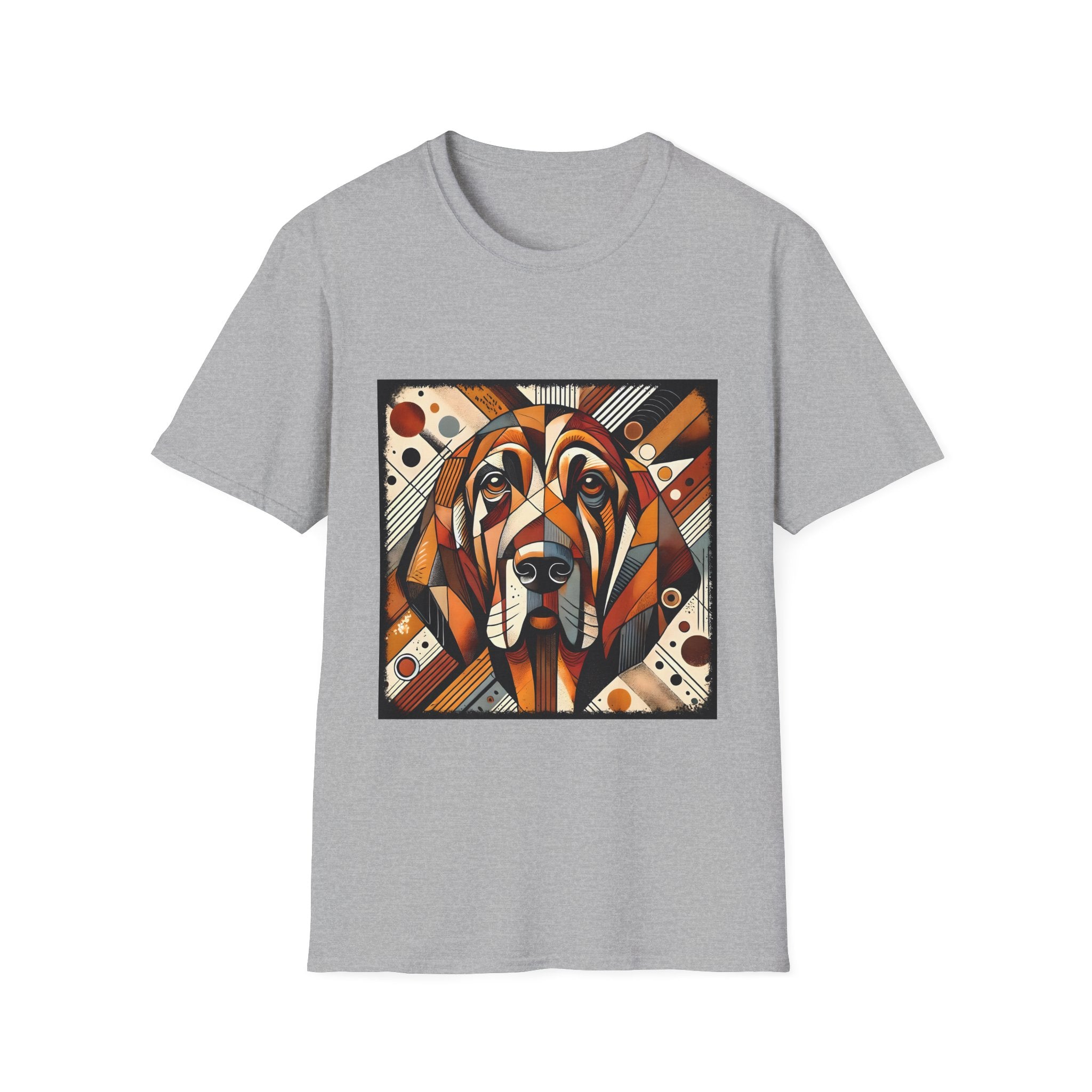 Bloodhound Bold Geometric | Unisex Dog T-Shirt