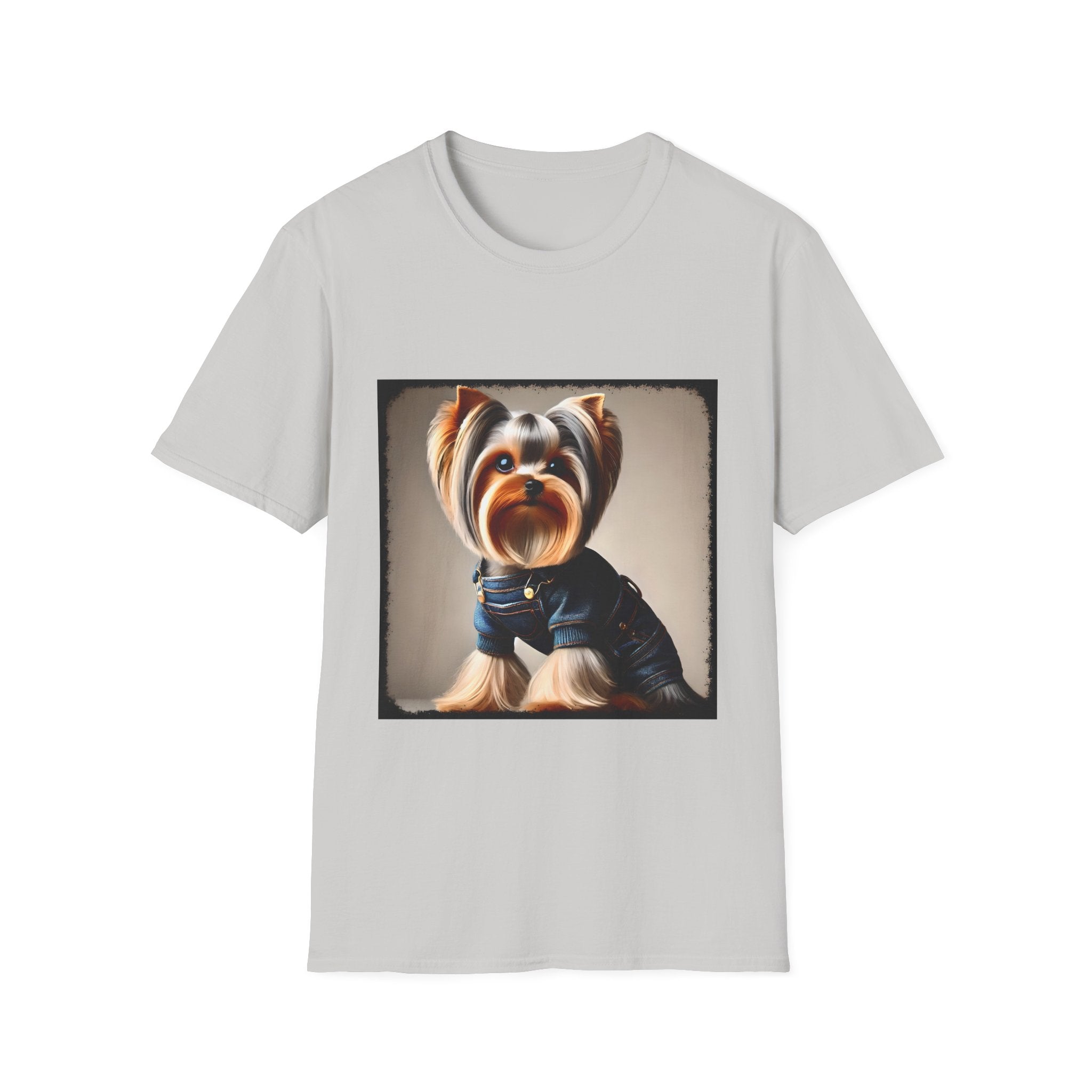 Yorkshire Terrier Denim Belle | Unisex Dog T-Shirt
