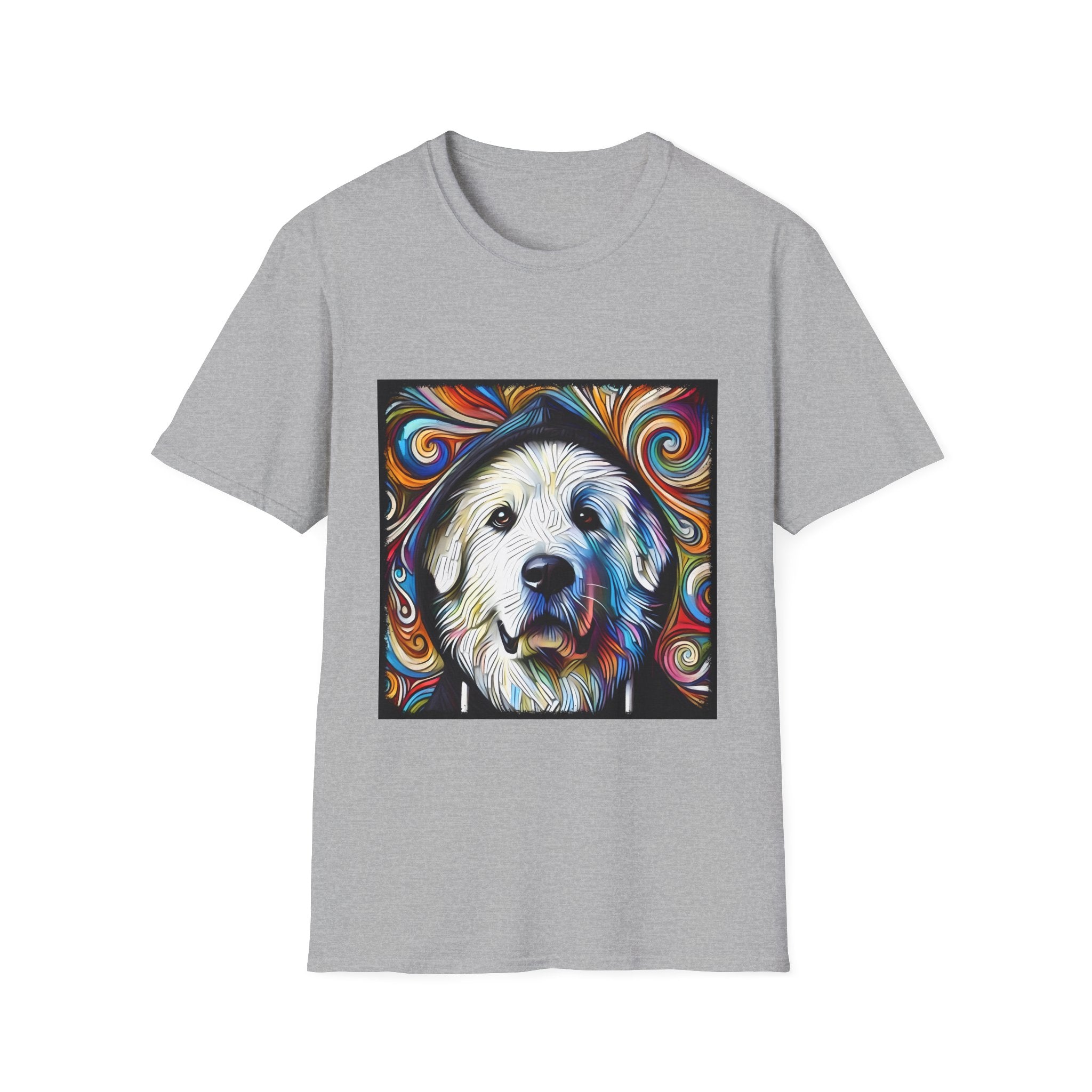 Great Pyrenees Relaxed Swirl | Unisex Dog T-Shirt