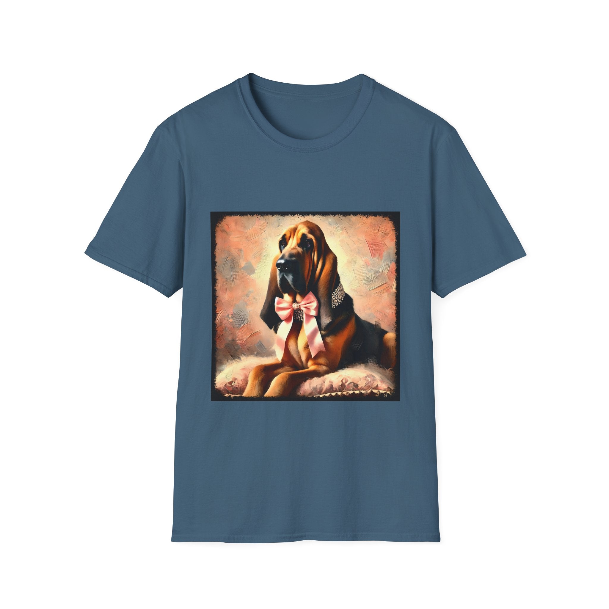 Bloodhound Poised Classic | Unisex Dog T-Shirt