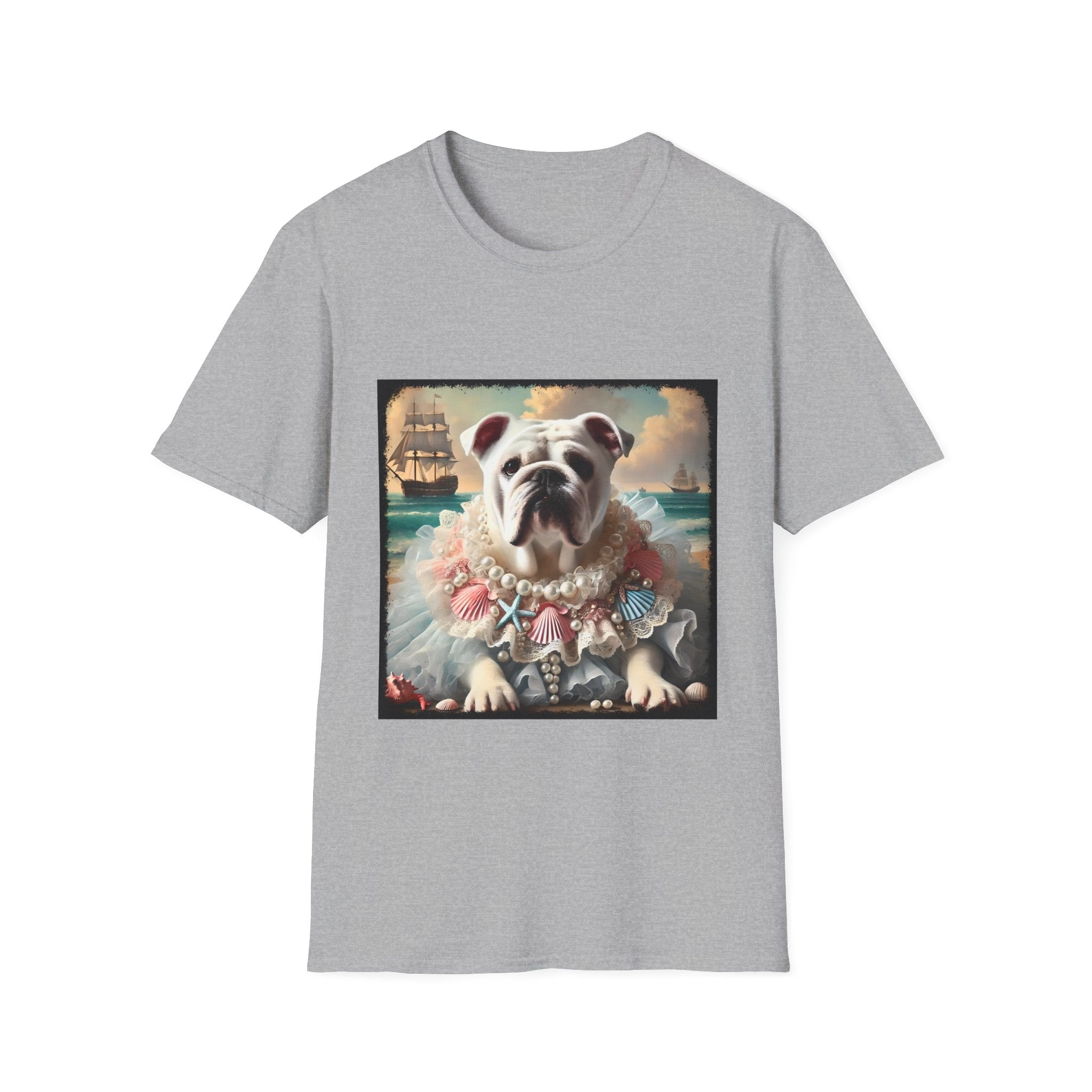 Bulldog Beach Babe | Unisex Dog T-Shirt