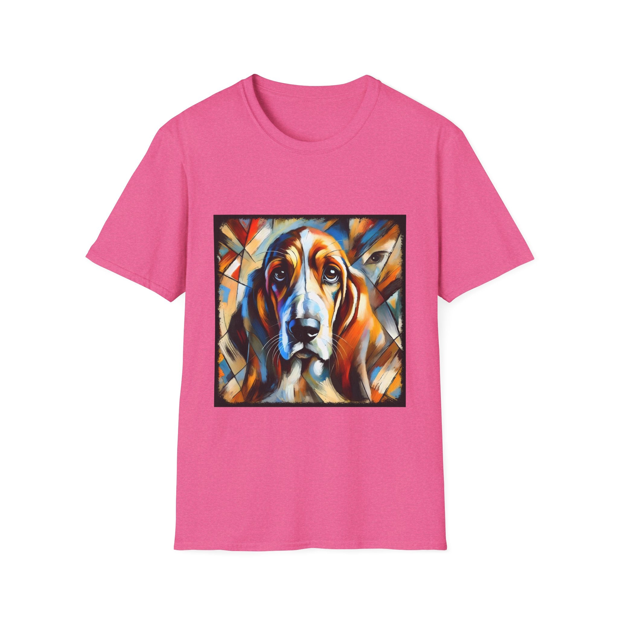 Basset Hound Bold Swirl | Unisex Dog T-Shirt