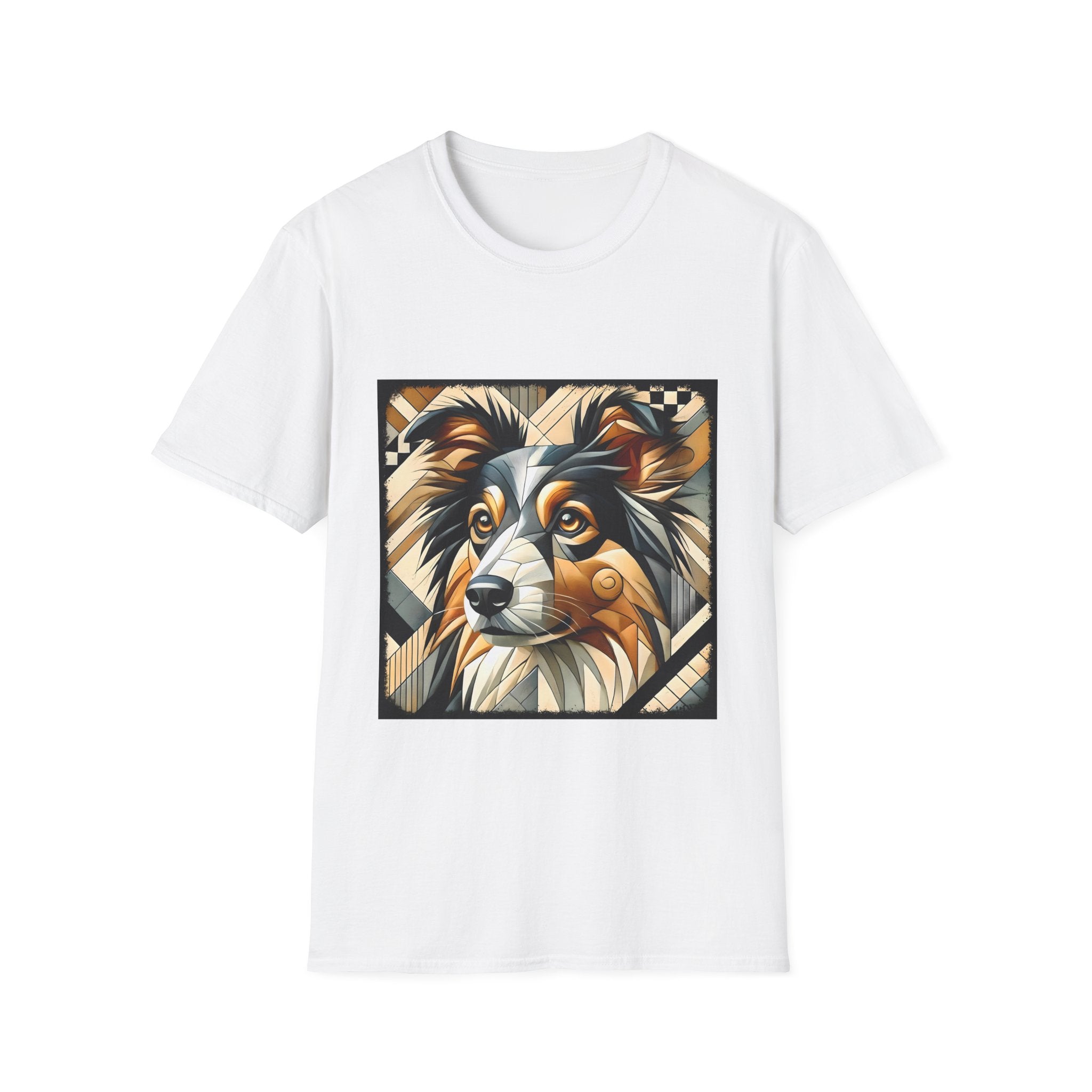 Miniature American Shepherd Geometric | Unisex Dog T-Shirt