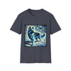 German Shepherd Blue Winter Swirl | Unisex Dog T-Shirt