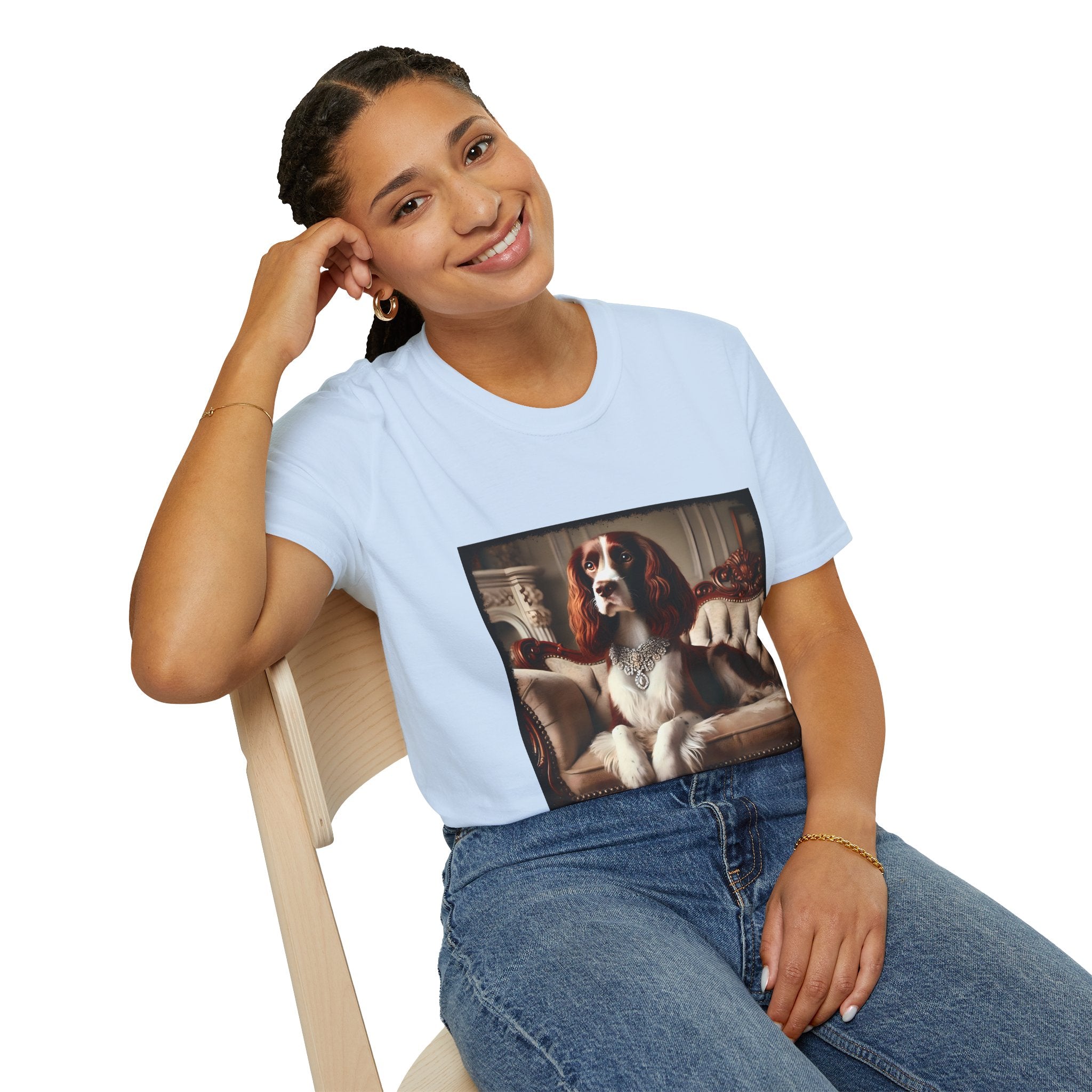 English Springer Spaniel Posh Princess | Unisex Dog T-Shirt