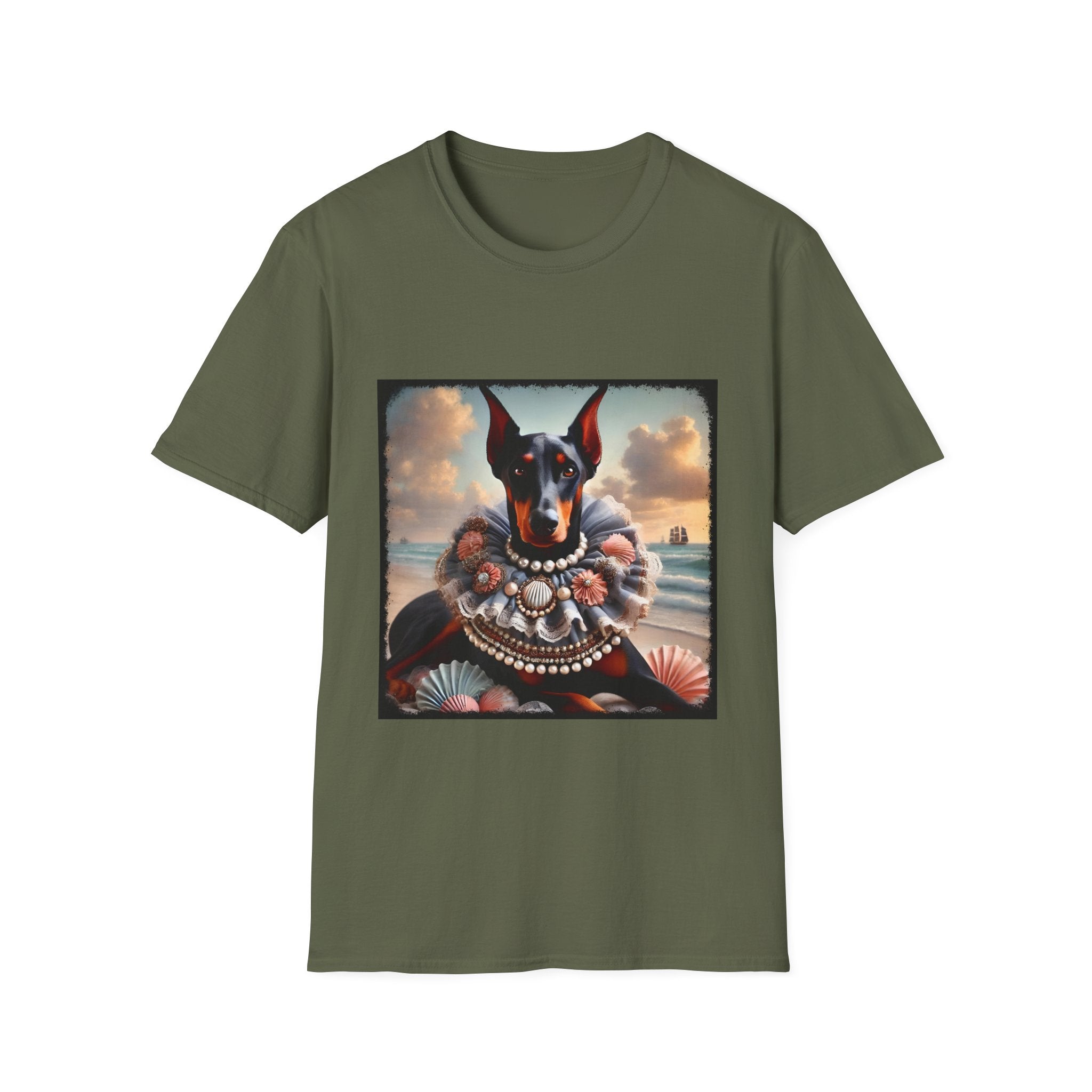 Doberman Pinscher Beach Dream | Unisex Dog T-Shirt