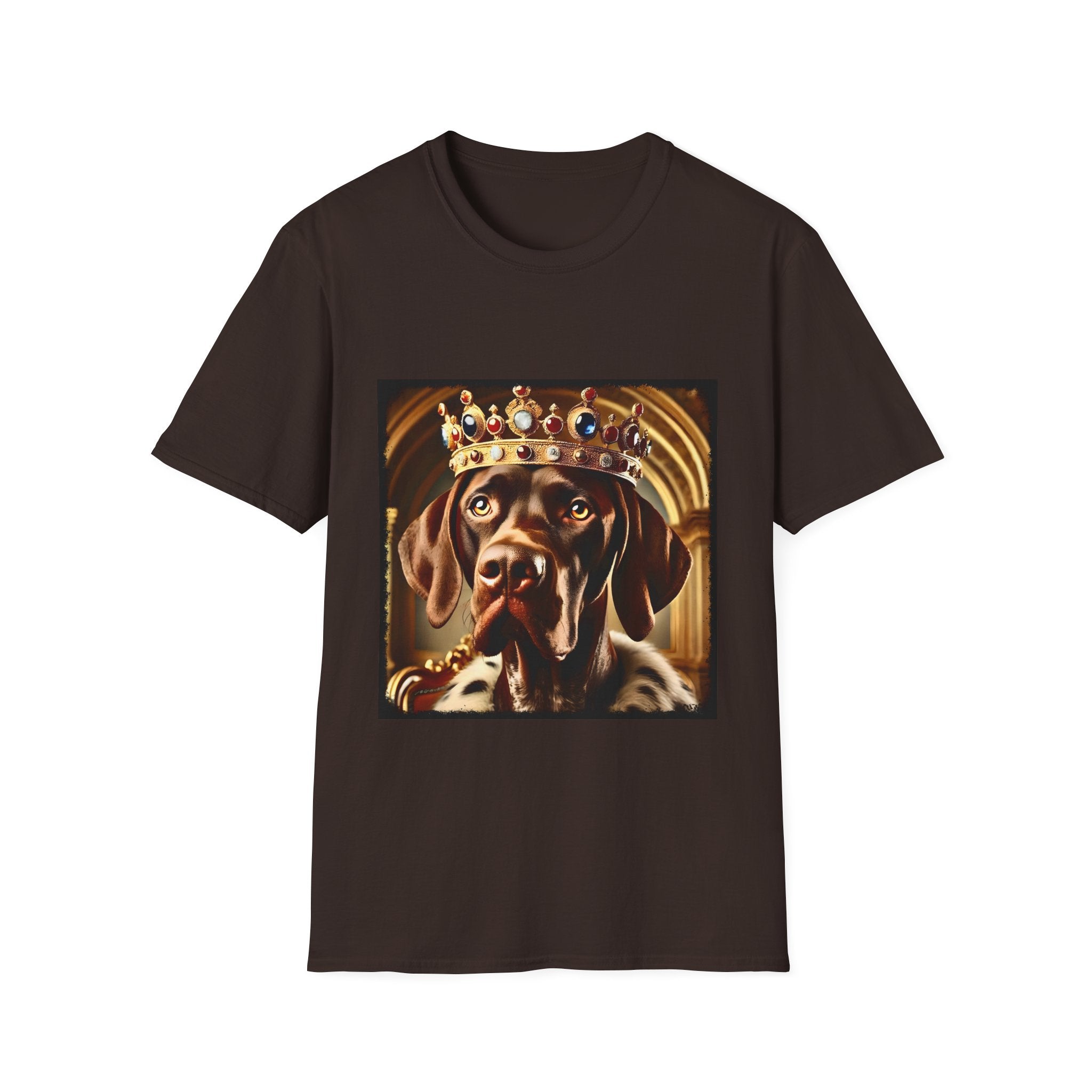 German Shorthaired Pointer Royal King | Unisex Dog T-Shirt