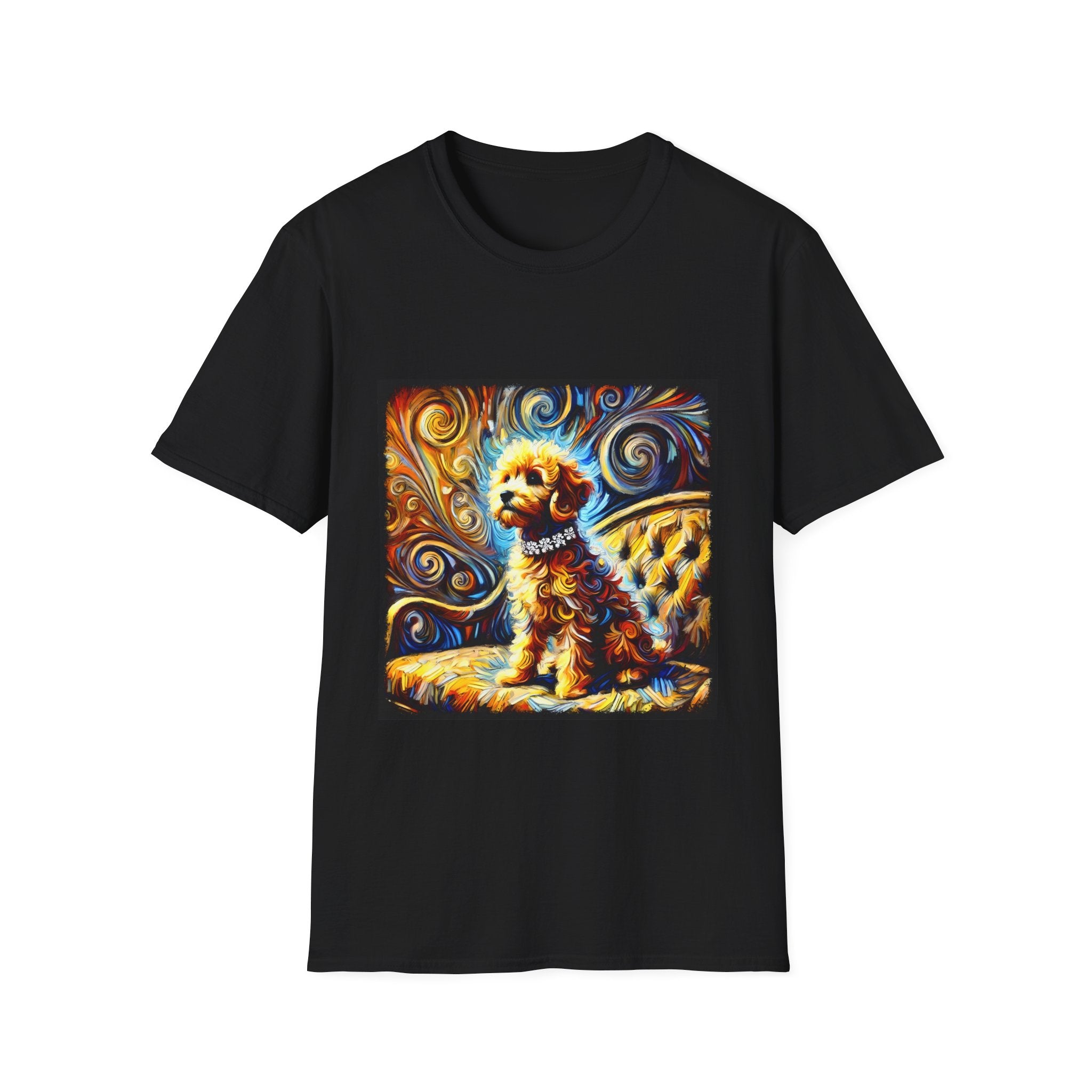 Goldendoodle Vivid Swirl | Unisex Dog T-Shirt