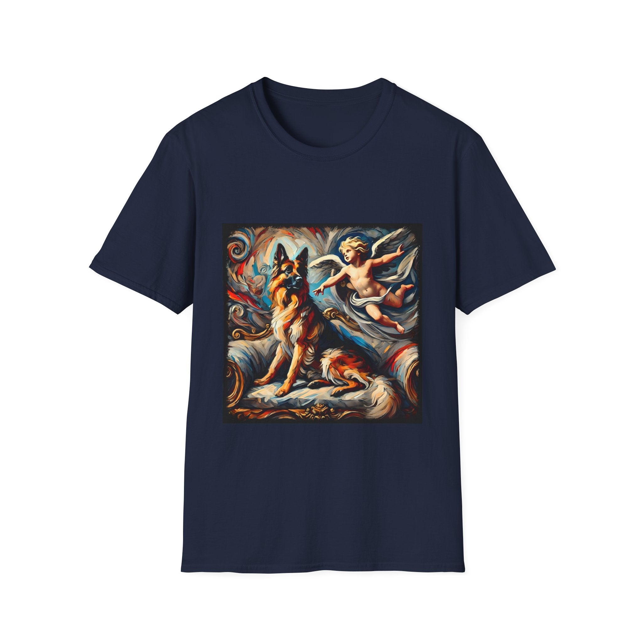 German Shepherd Divine Swirl | Unisex Dog T-Shirt