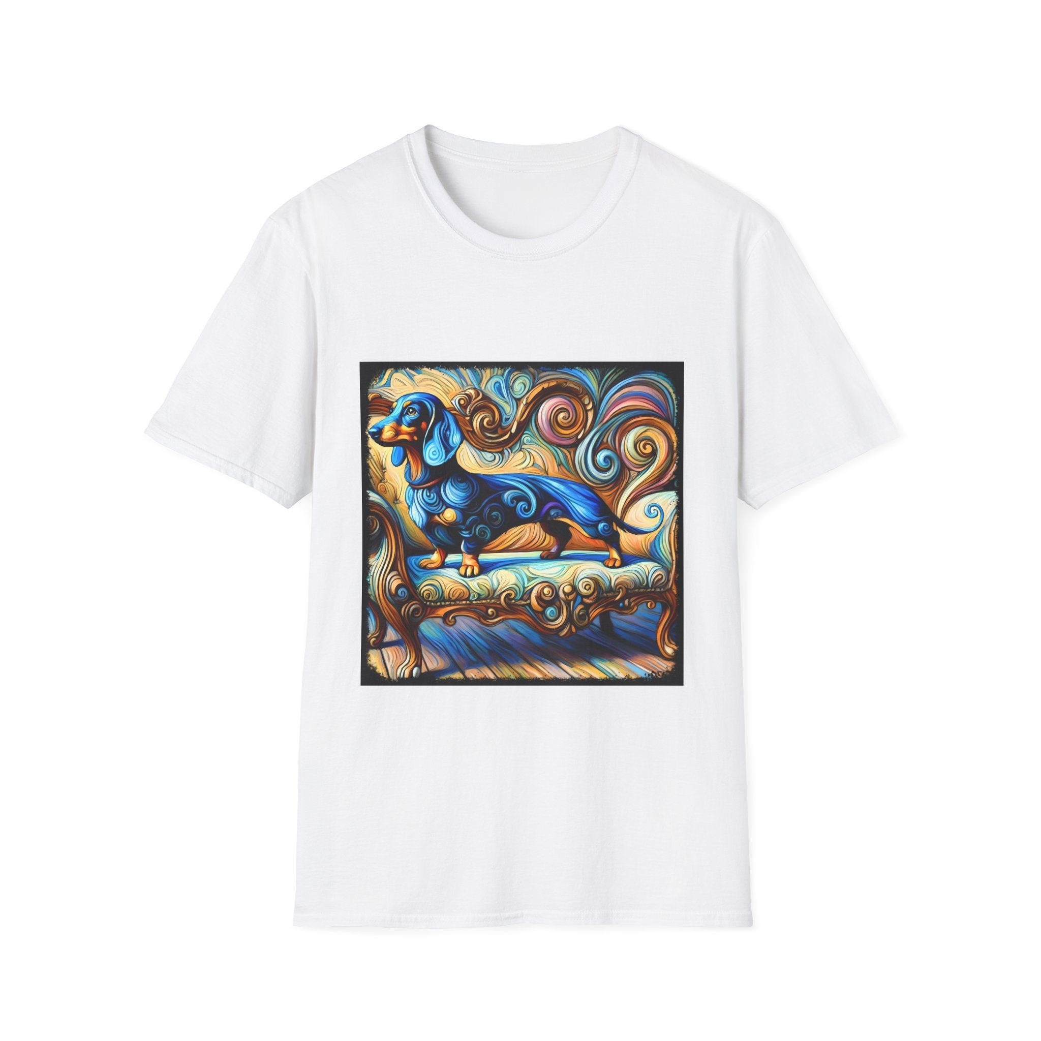 Dachshund Blue Dream Swirl | Unisex Dog T-Shirt