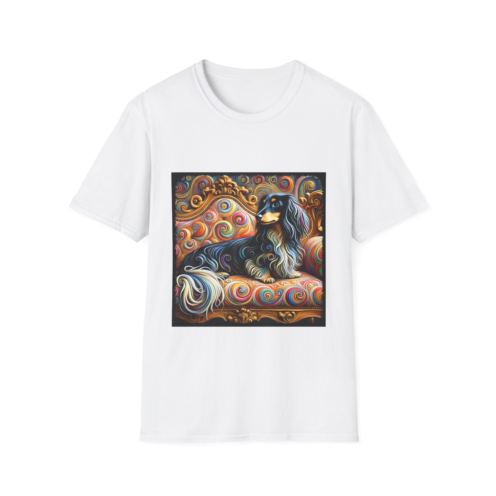 Dachshund Bold Swirl | Unisex Dog T-Shirt