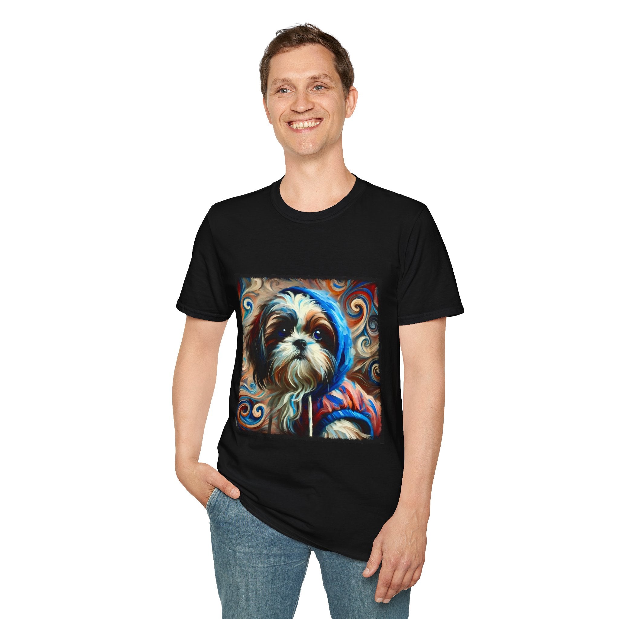 Shih Tzu Lowkey Swirl | Unisex Dog T-Shirt